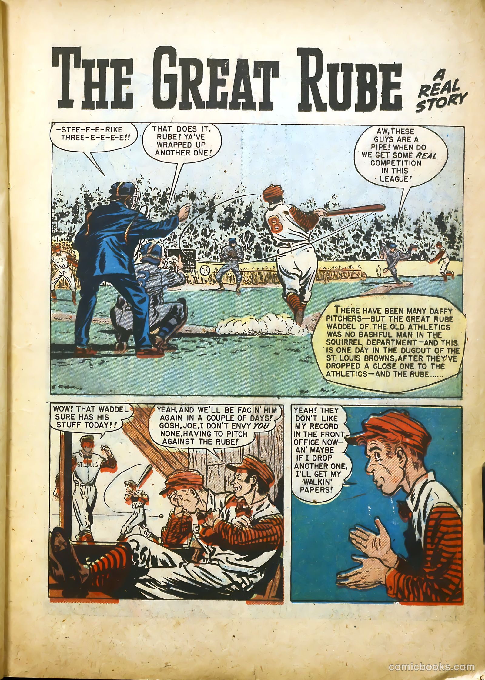 Real Sports Comics #1 (1948) — page 15 of 53
