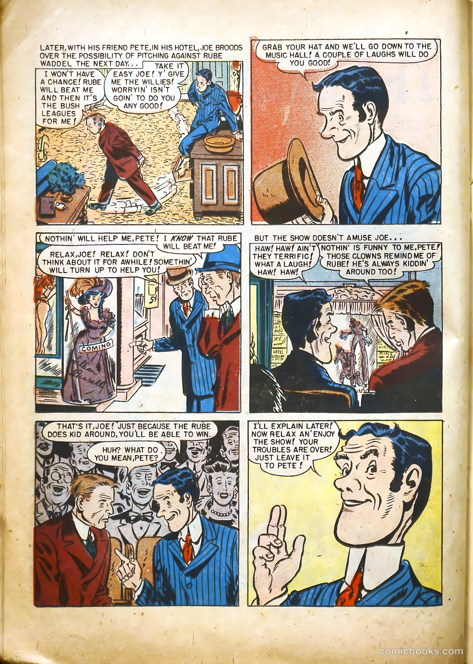 Real Sports Comics #1 (1948) — page 16 of 53