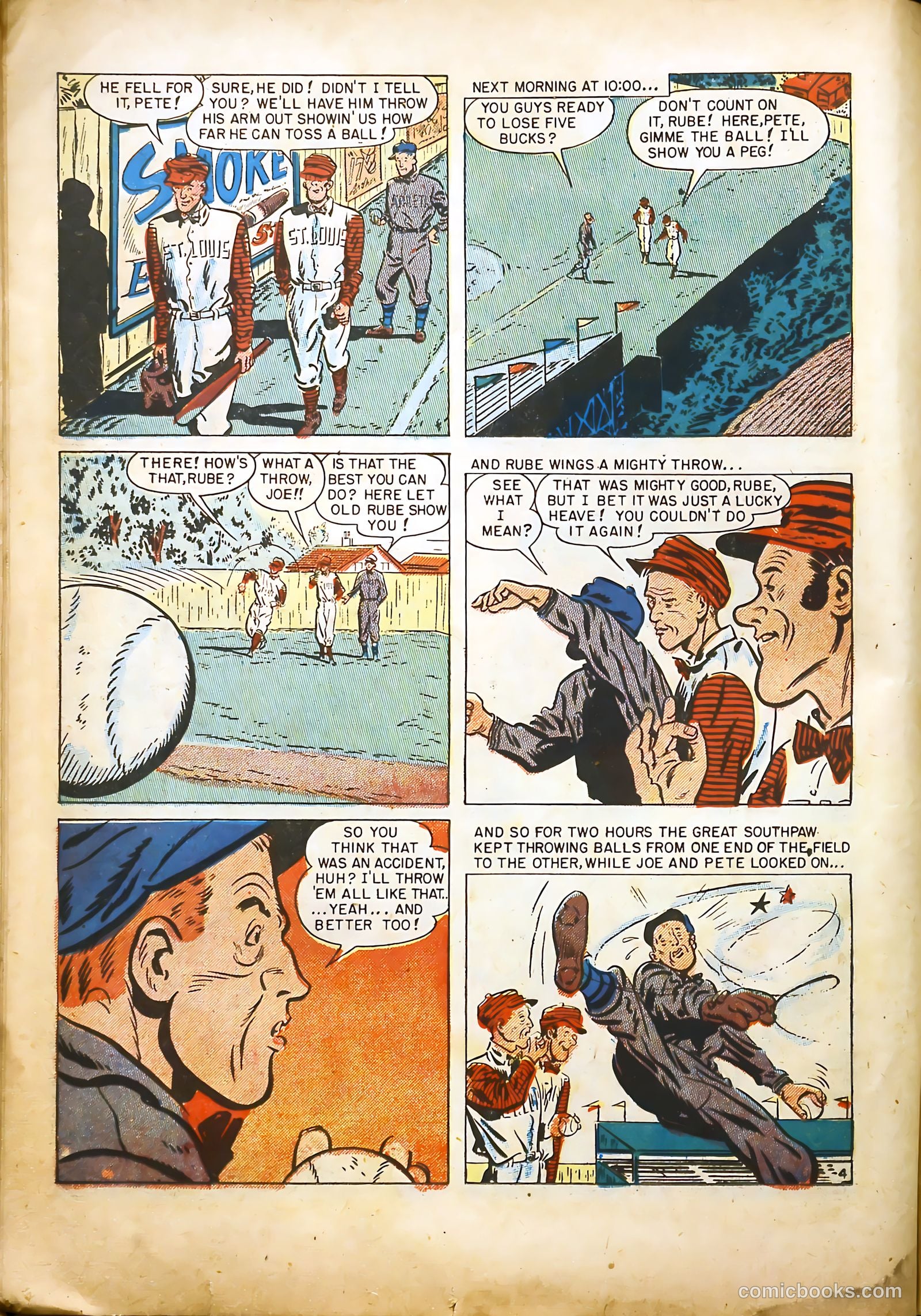 Real Sports Comics #1 (1948) — page 18 of 53