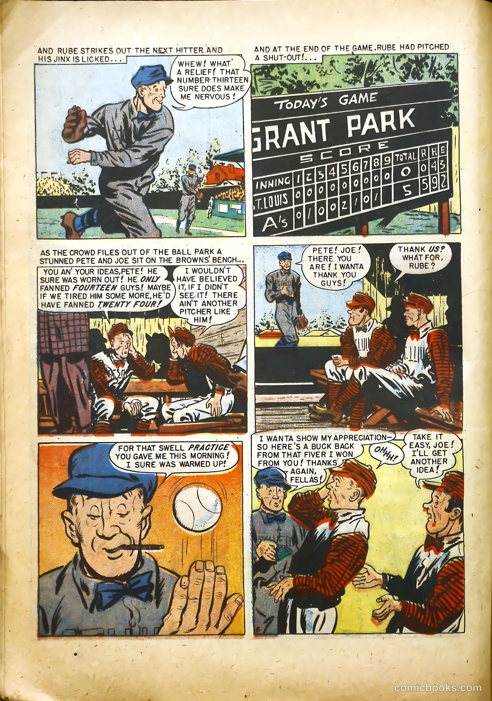 Real Sports Comics #1 (1948) — page 20 of 53