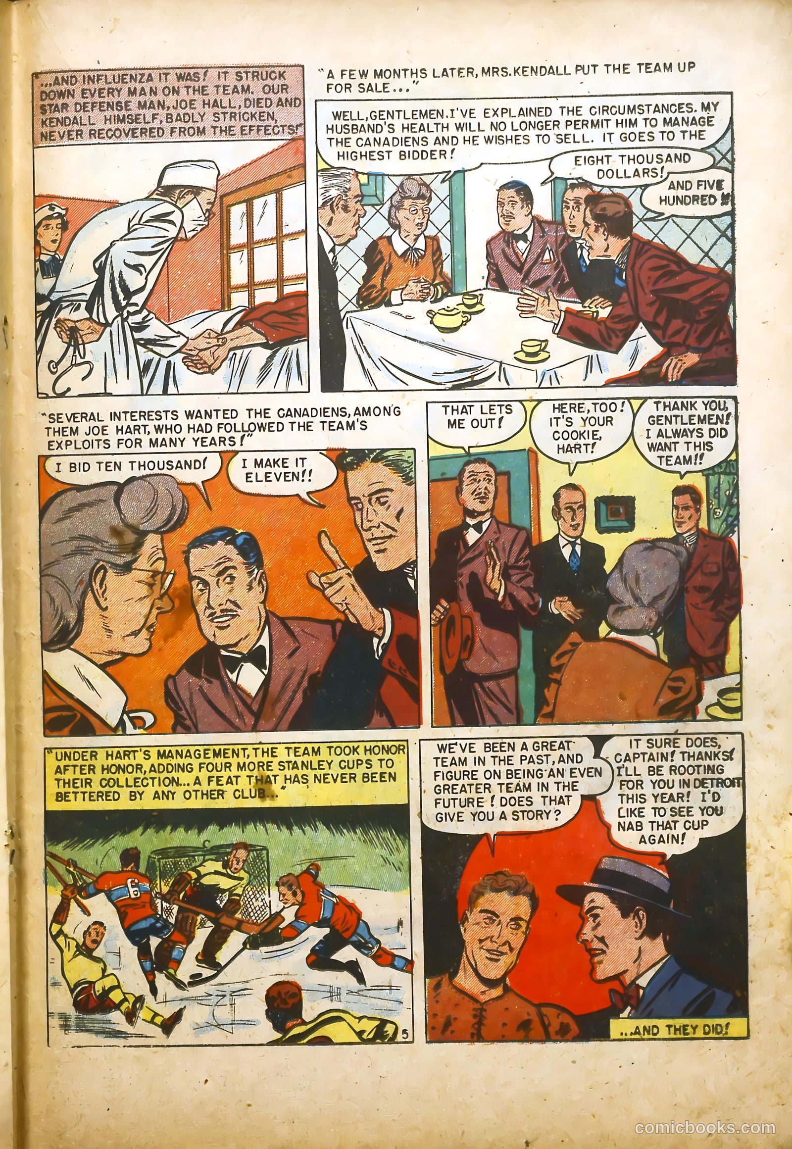 Real Sports Comics #1 (1948) — page 31 of 53