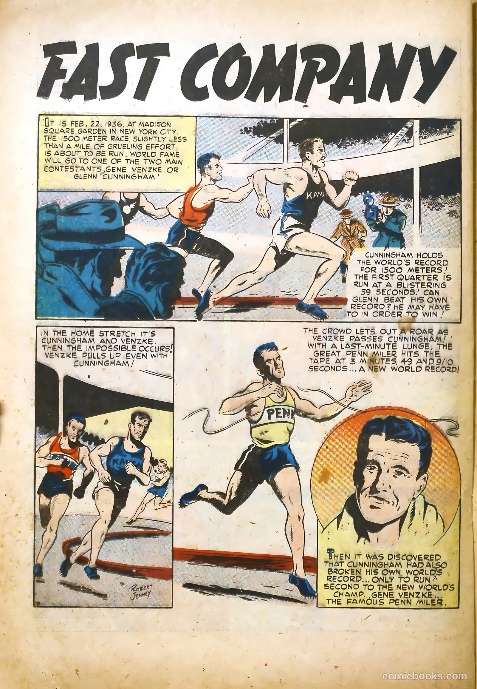 Real Sports Comics #1 (1948) — page 32 of 53