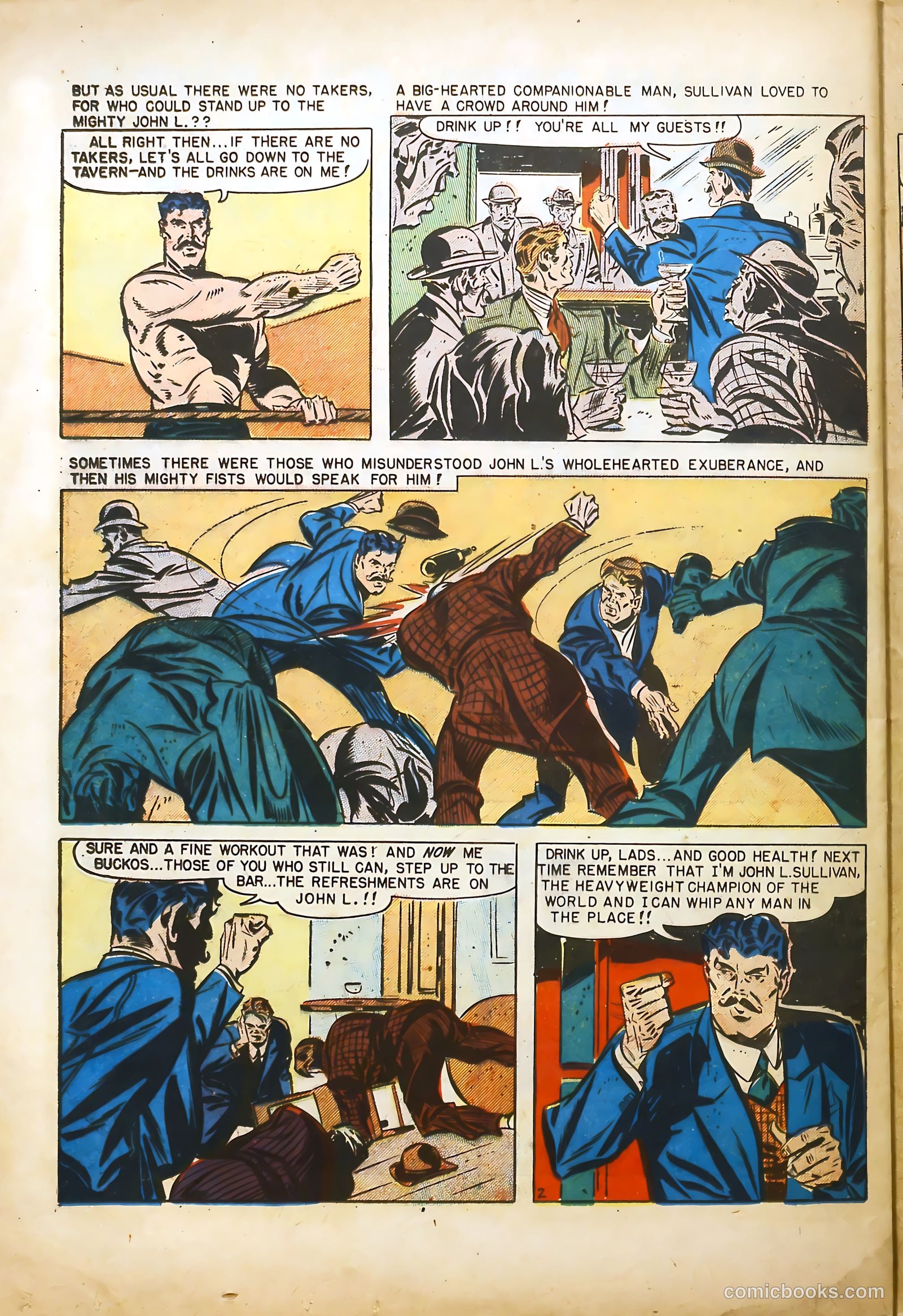 Real Sports Comics #1 (1948) — page 36 of 53