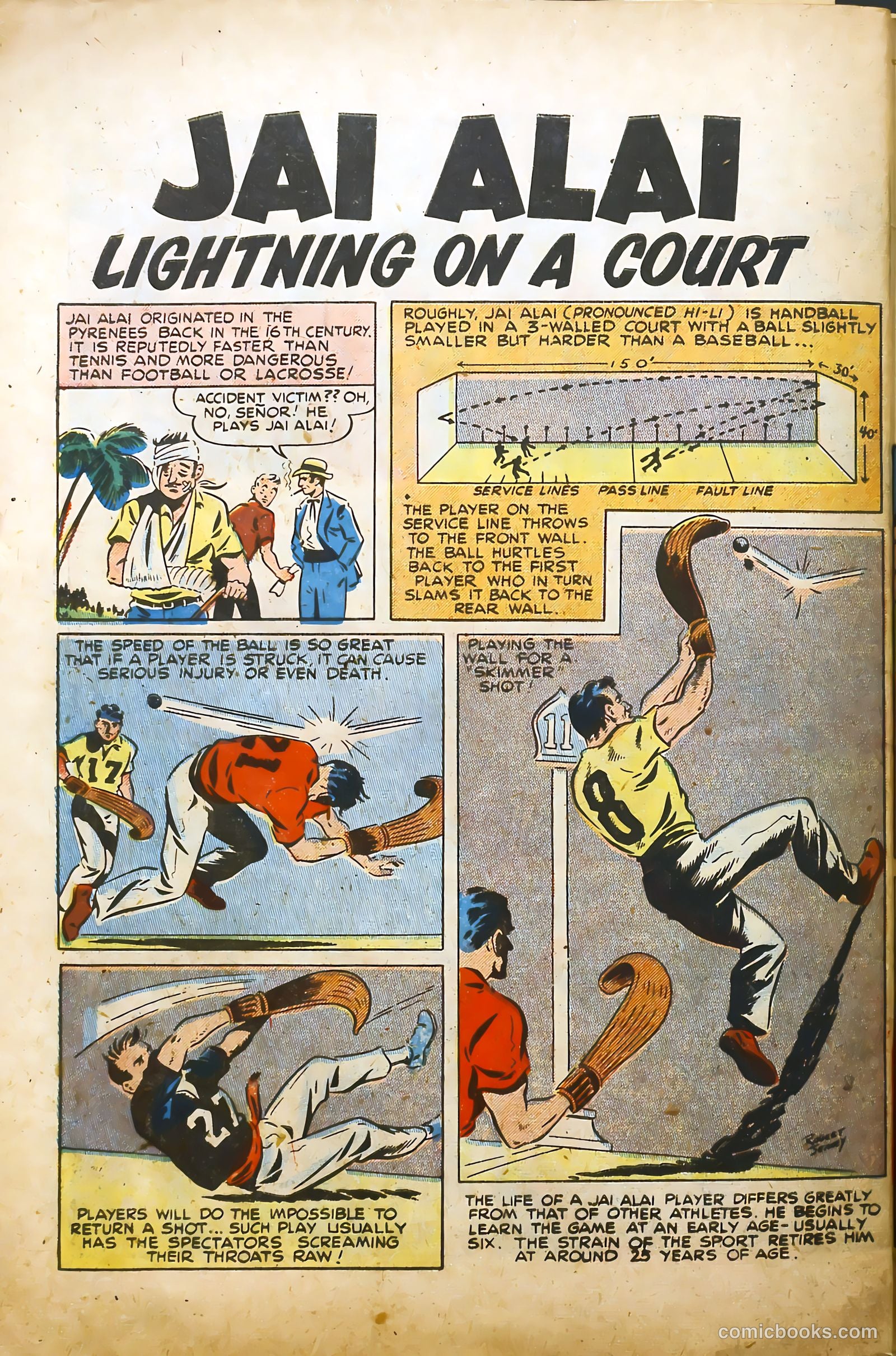 Real Sports Comics #1 (1948) — page 40 of 53