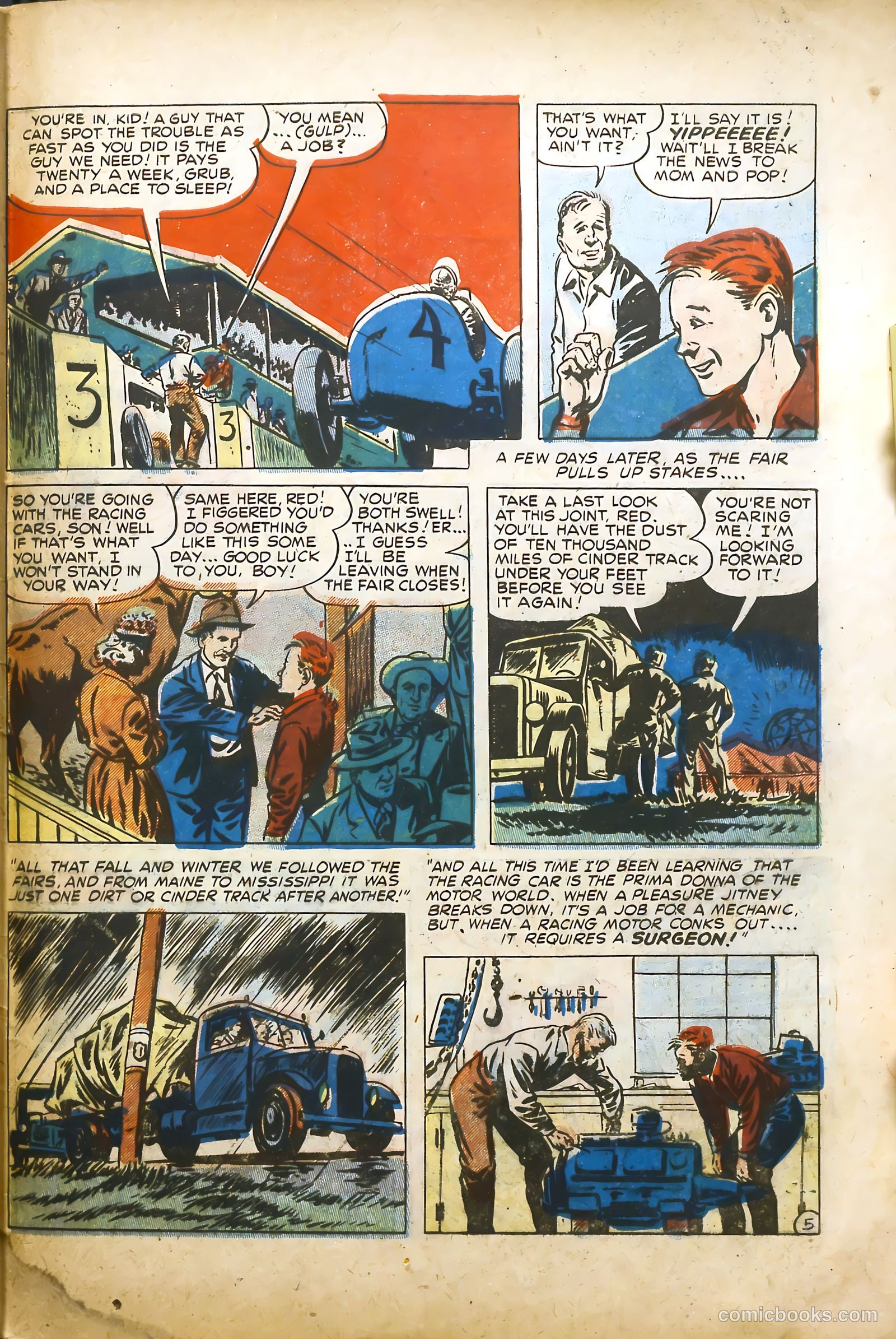 Real Sports Comics #1 (1948) — page 45 of 53