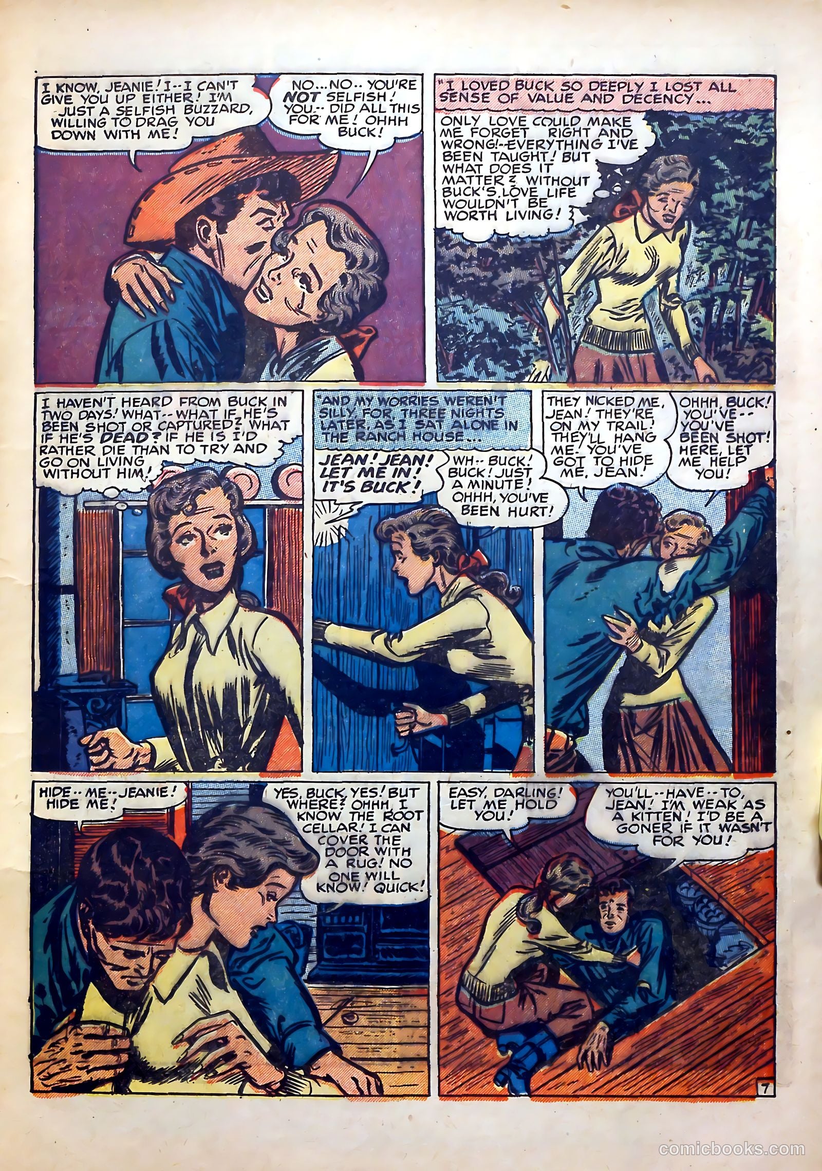 Real West Romances #2 (1949) — page 9 of 52