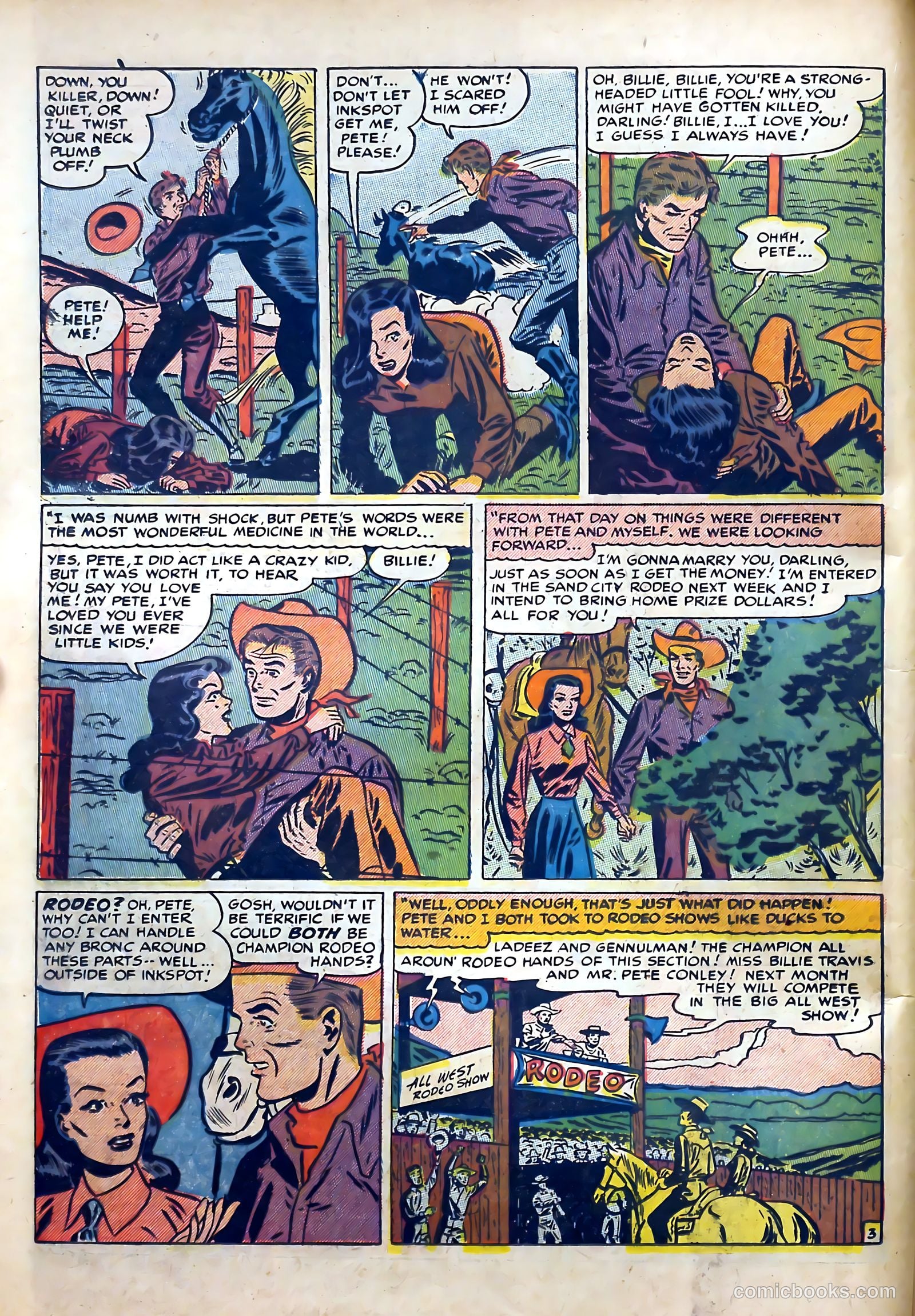 Real West Romances #2 (1949) — page 14 of 52