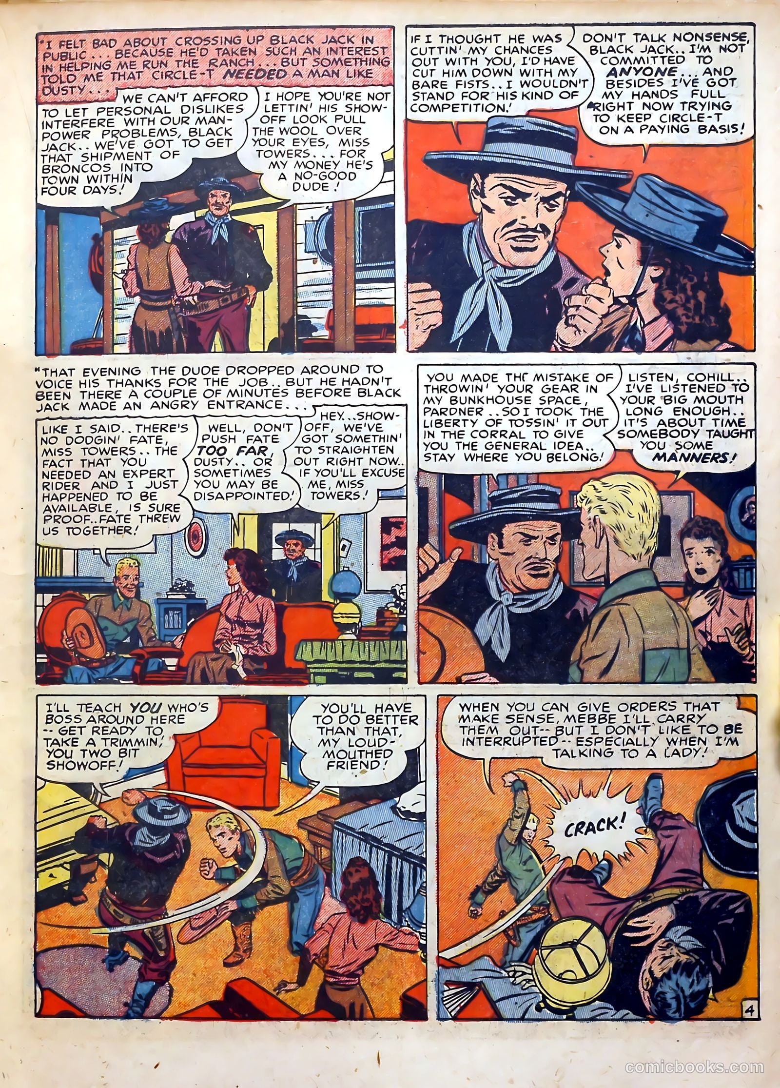 Real West Romances #2 (1949) — page 23 of 52