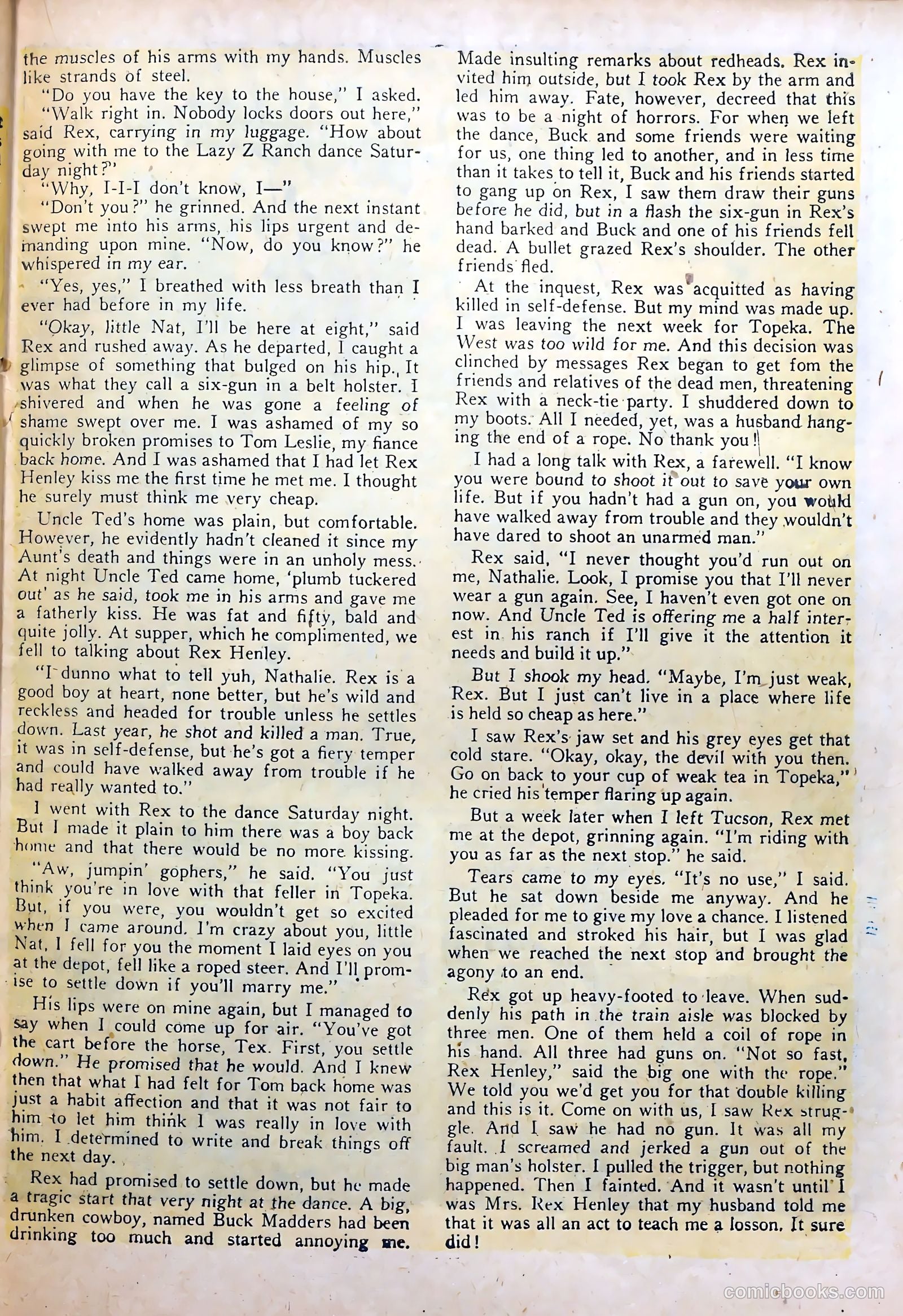 Real West Romances #2 (1949) — page 31 of 52