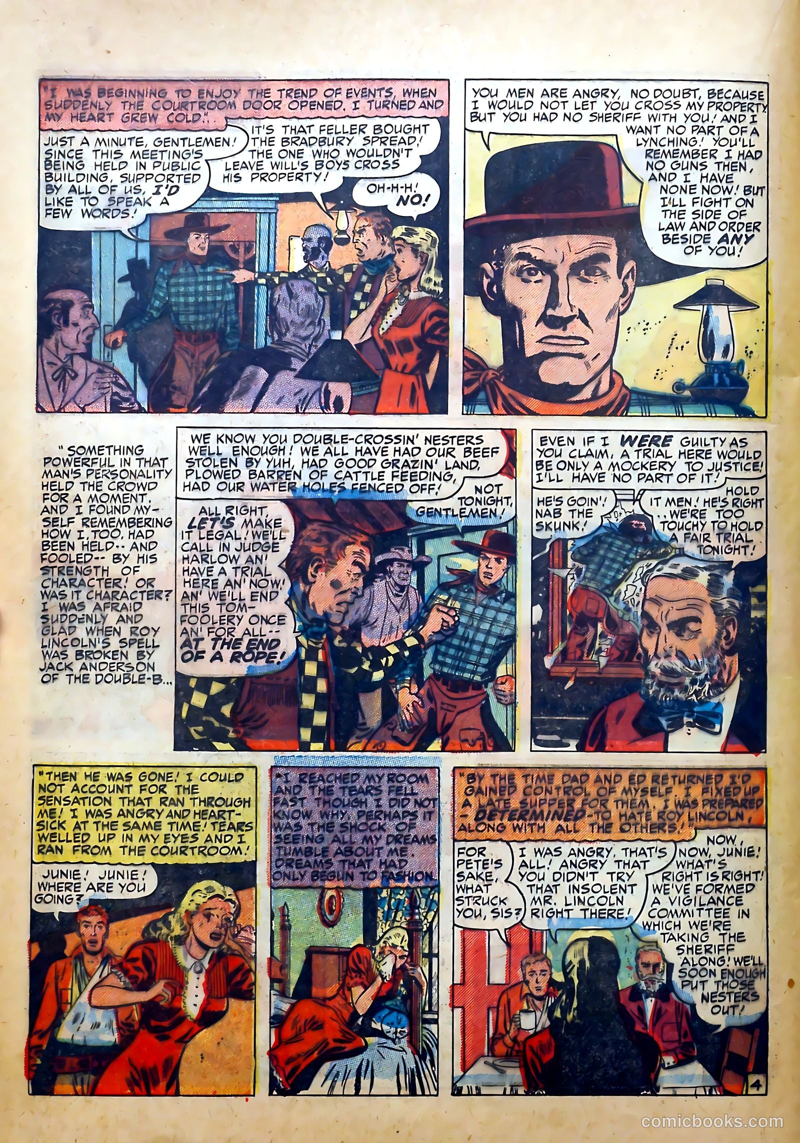Real West Romances #3 (1949) — page 34 of 52