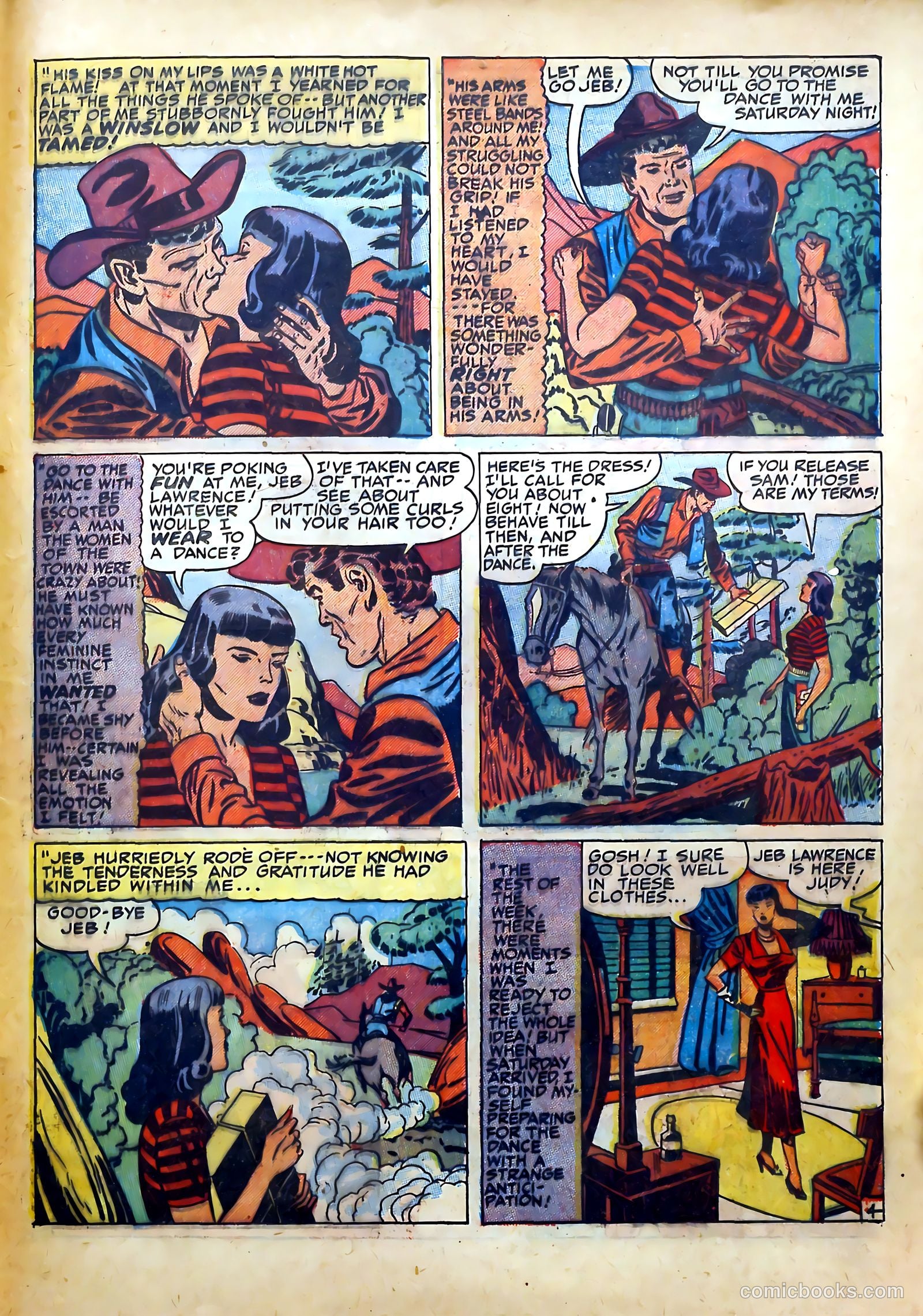Real West Romances #3 (1949) — page 43 of 52