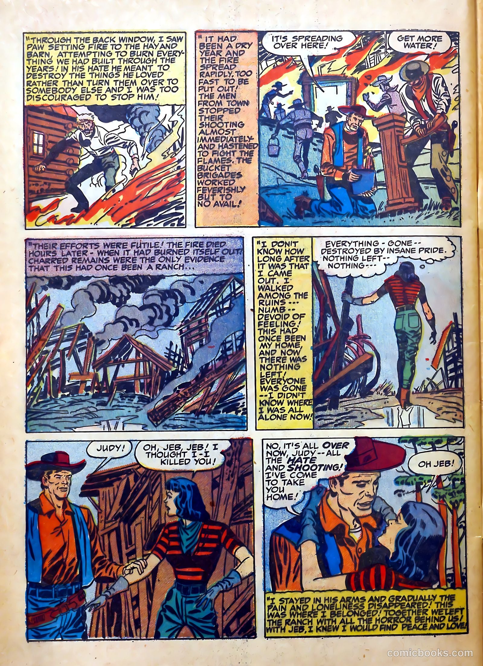 Real West Romances #3 (1949) — page 48 of 52