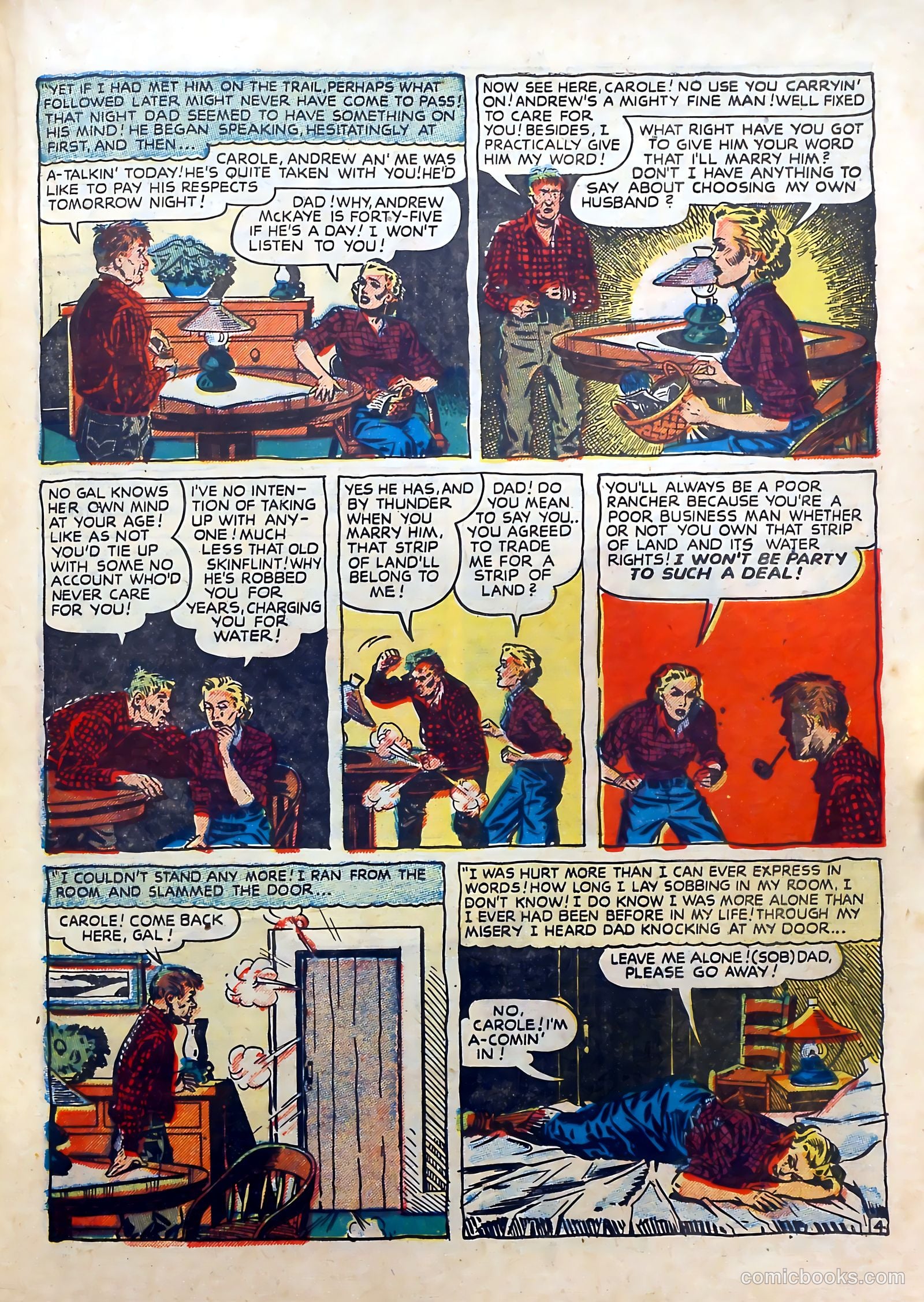 Real West Romances #4 (1949) — page 35 of 52