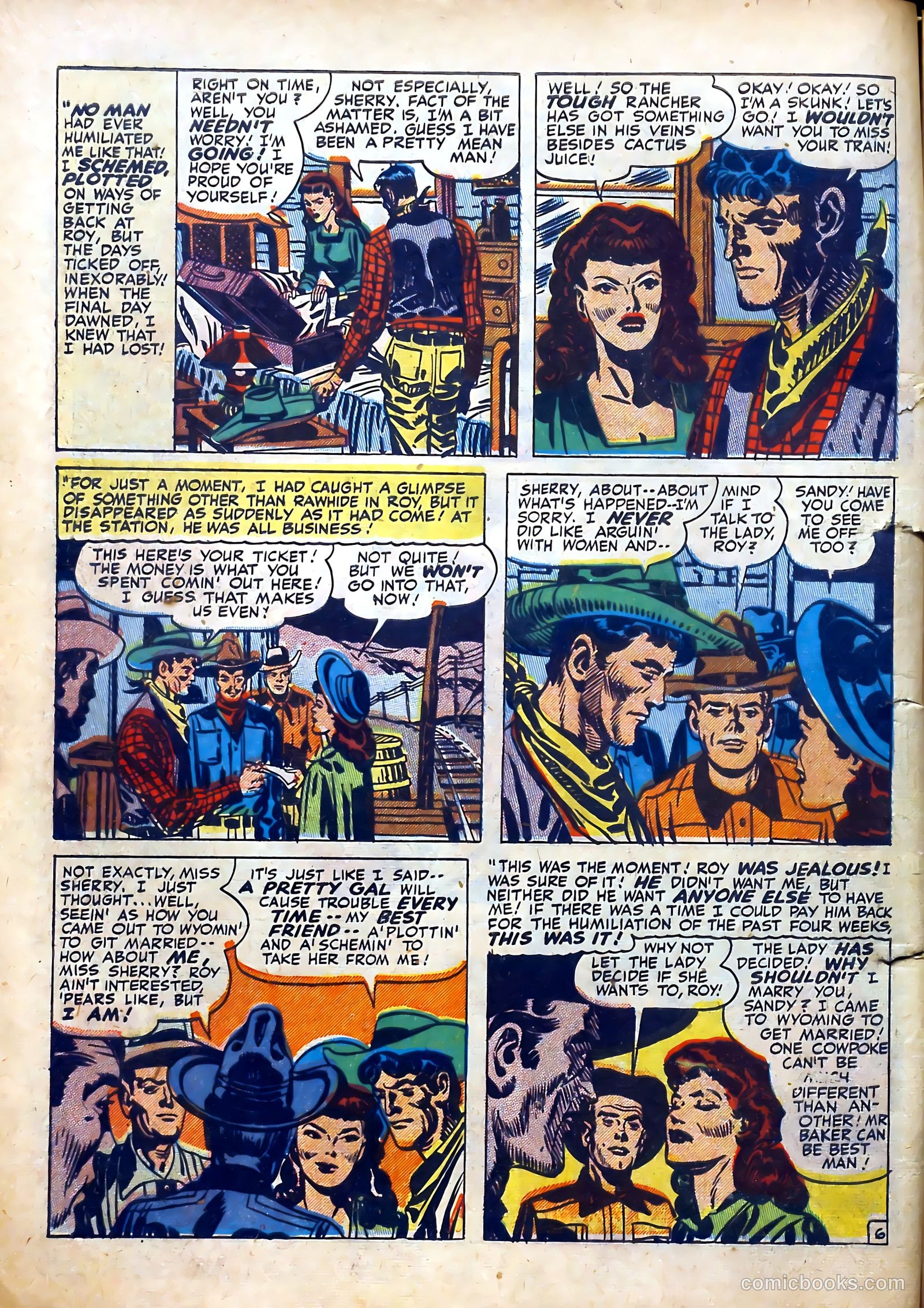 Real West Romances #5 (1949) — page 8 of 52