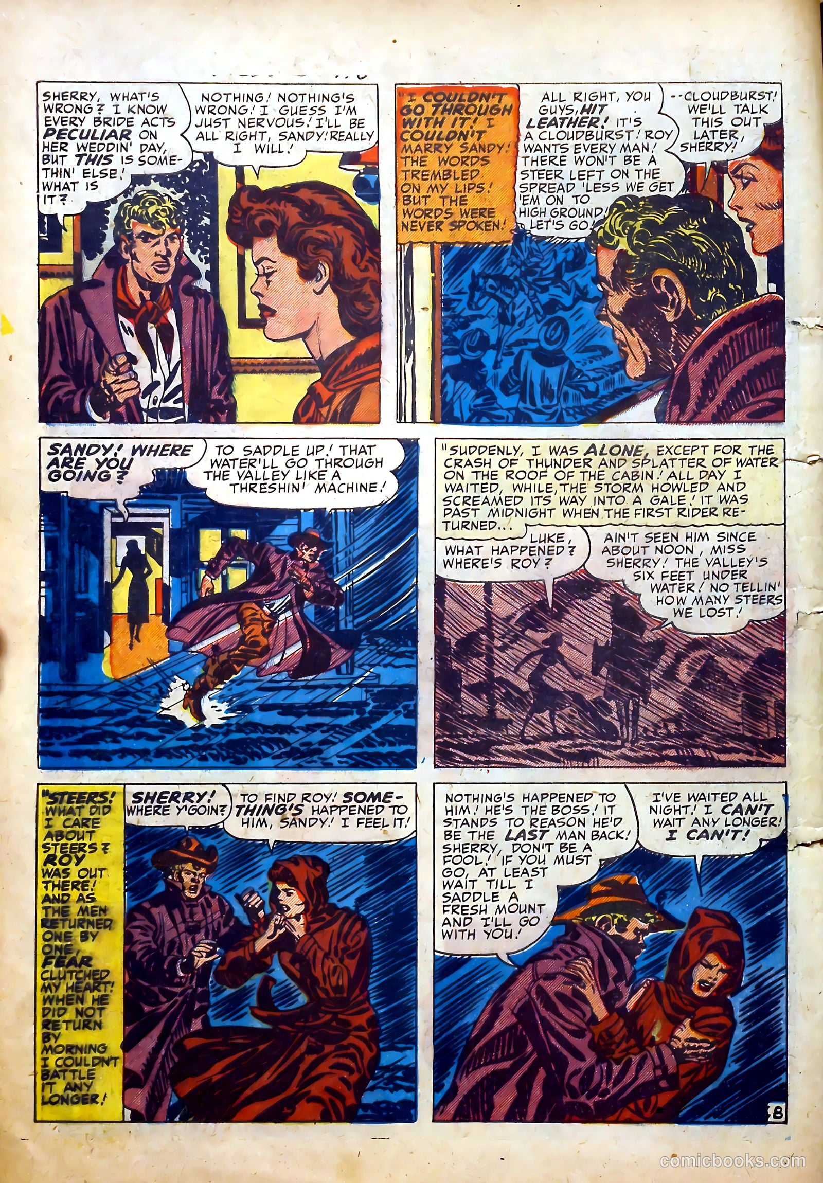 Real West Romances #5 (1949) — page 10 of 52