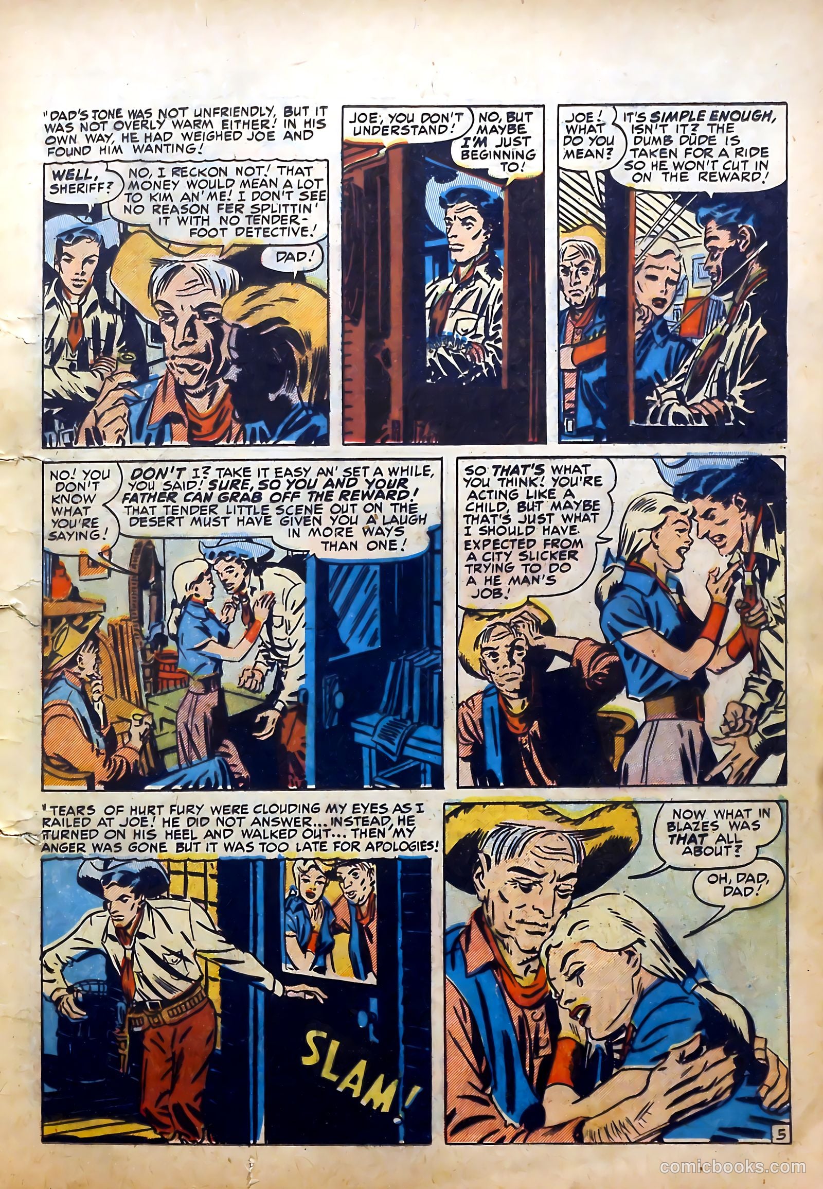 Real West Romances #5 (1949) — page 17 of 52