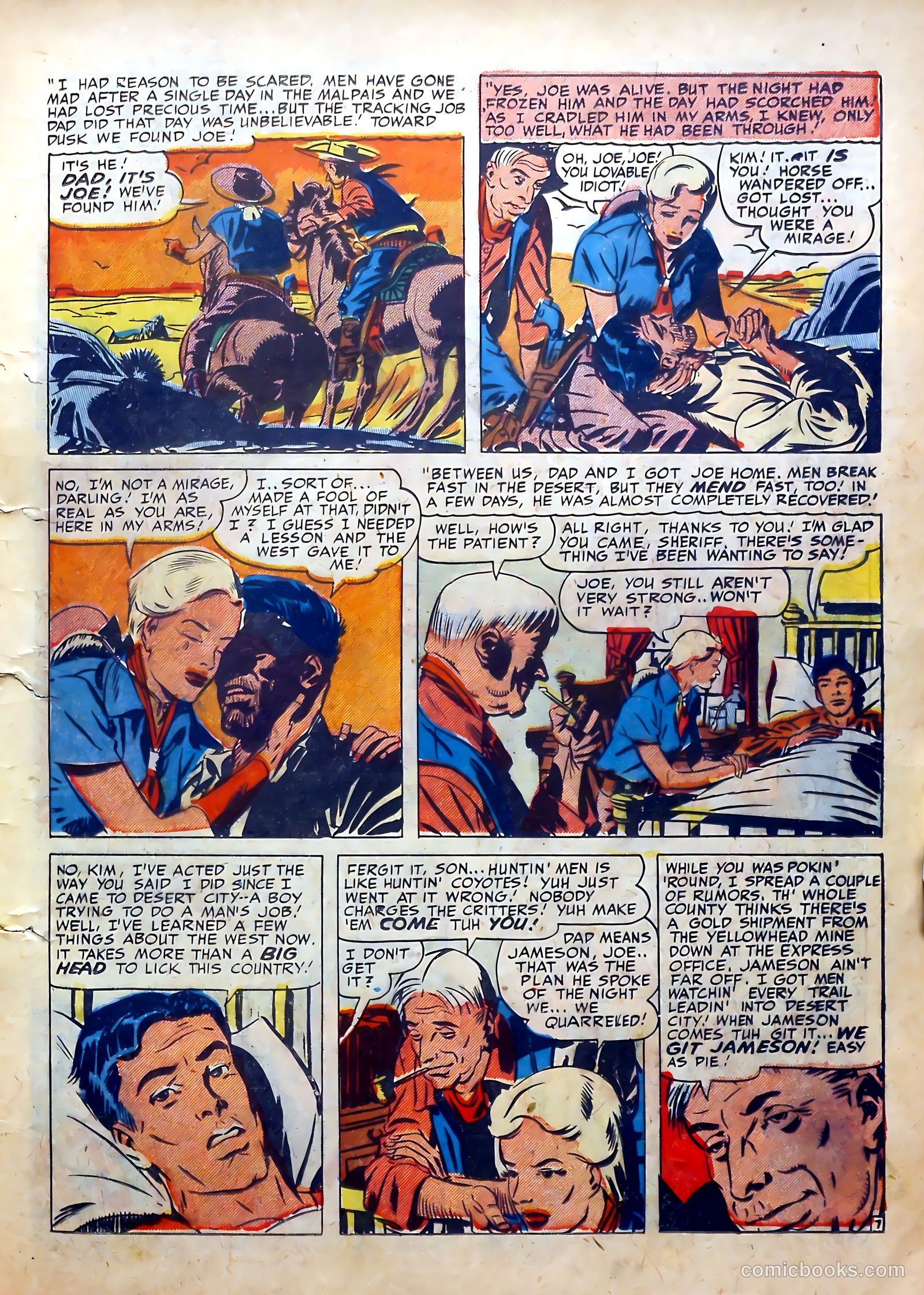Real West Romances #5 (1949) — page 19 of 52