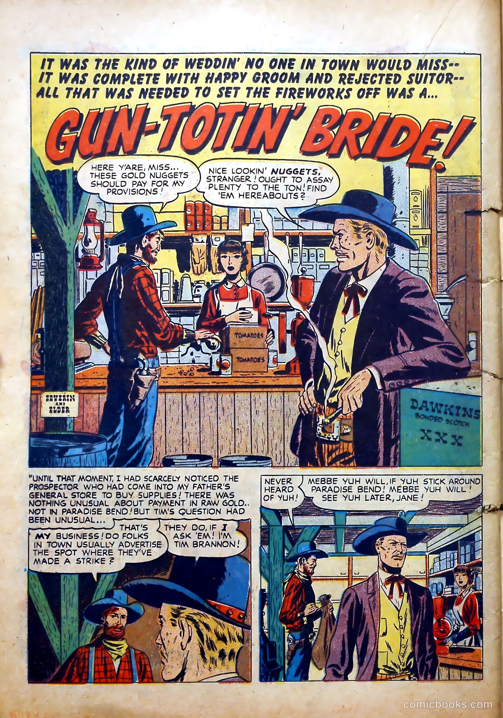 Real West Romances #5 (1949) — page 32 of 52