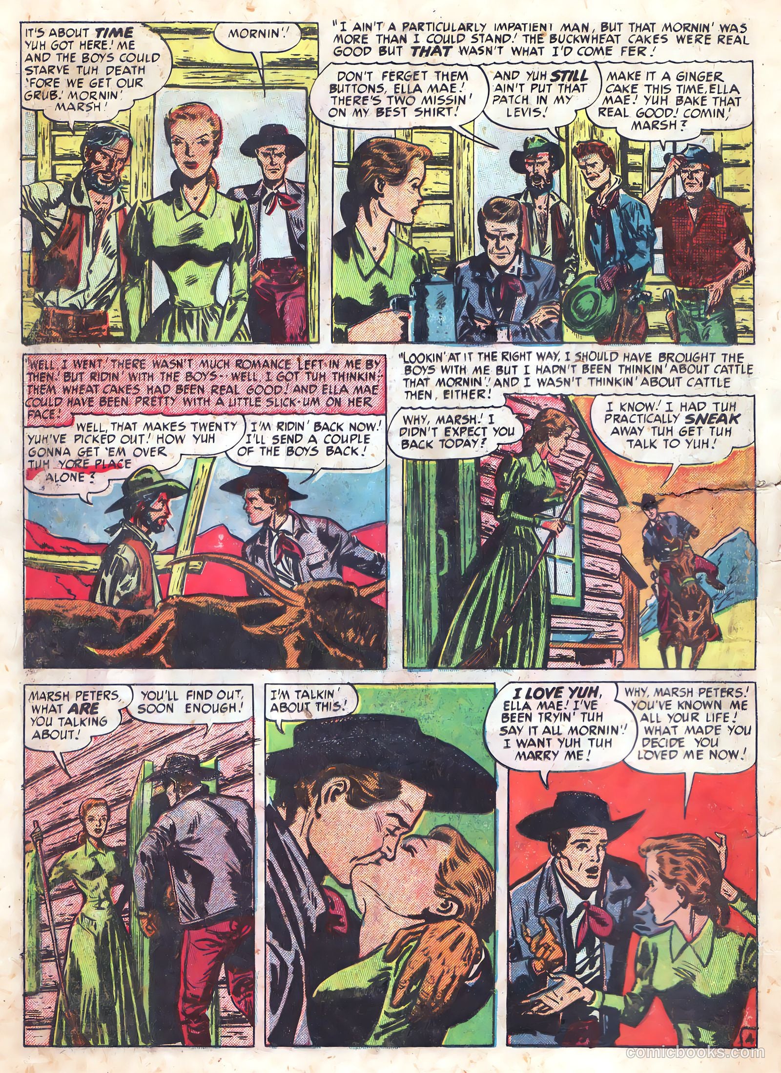 Real West Romances #6 (1950) — page 6 of 52