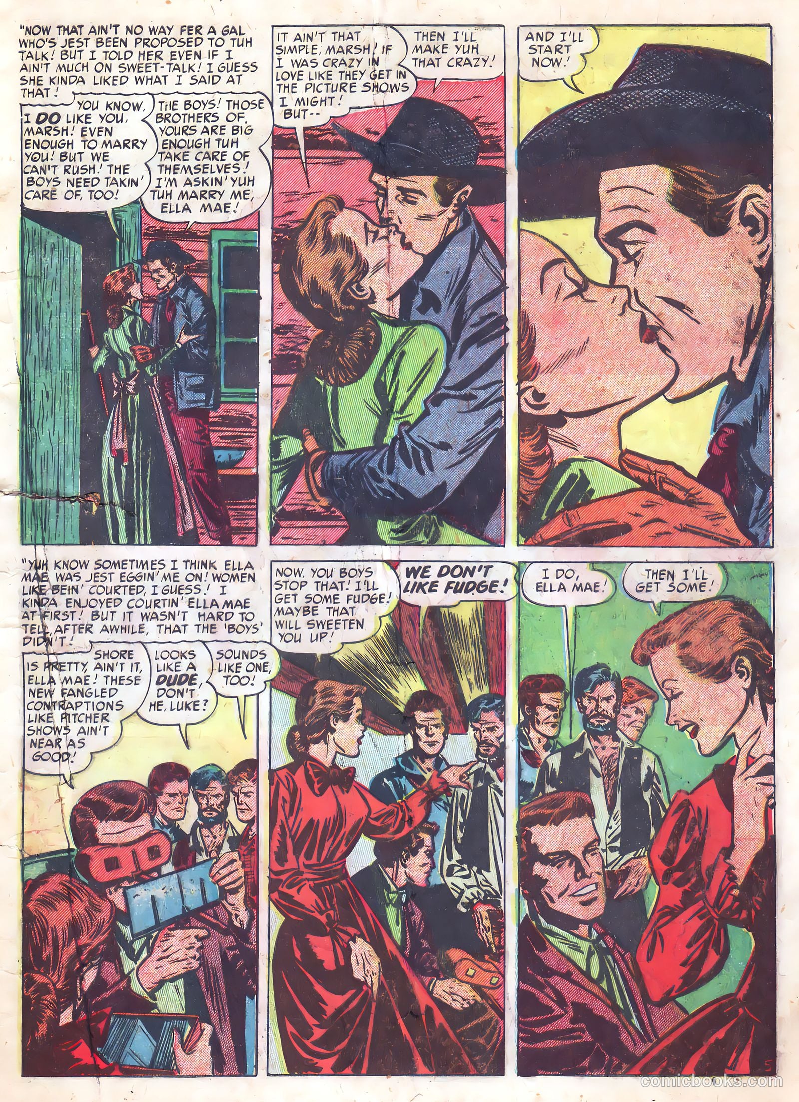 Real West Romances #6 (1950) — page 7 of 52