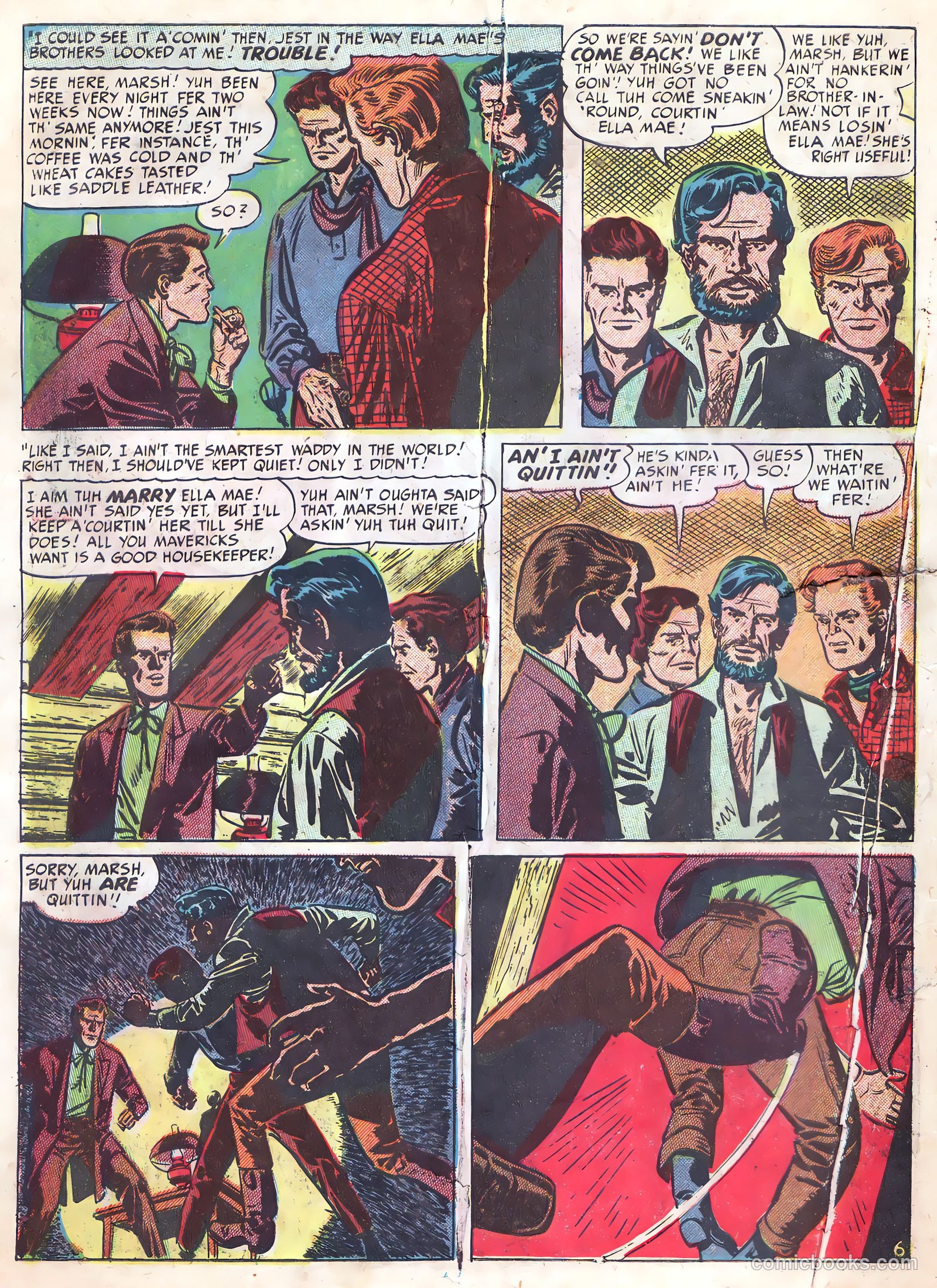 Real West Romances #6 (1950) — page 8 of 52