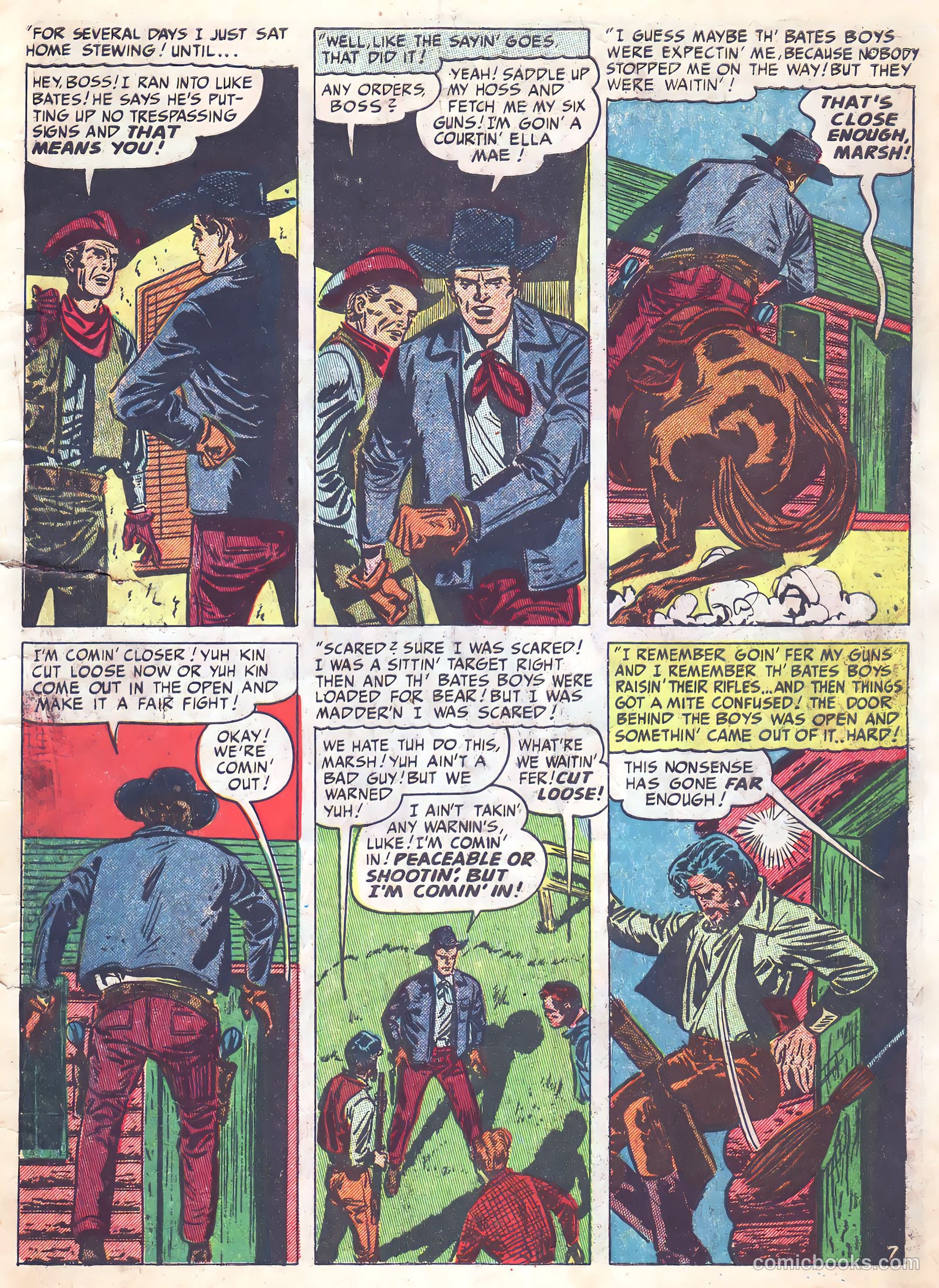 Real West Romances #6 (1950) — page 9 of 52