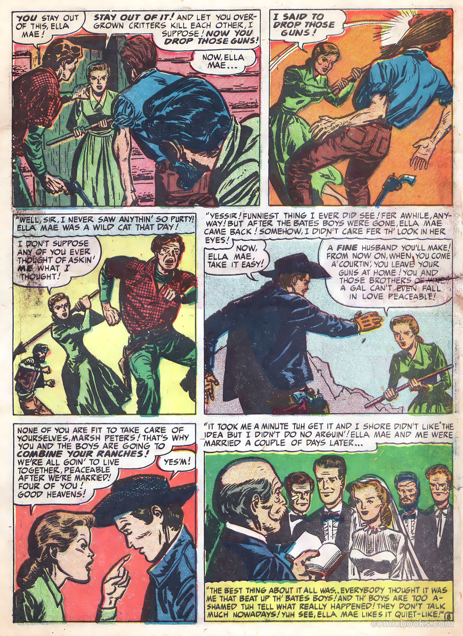 Real West Romances #6 (1950) — page 10 of 52