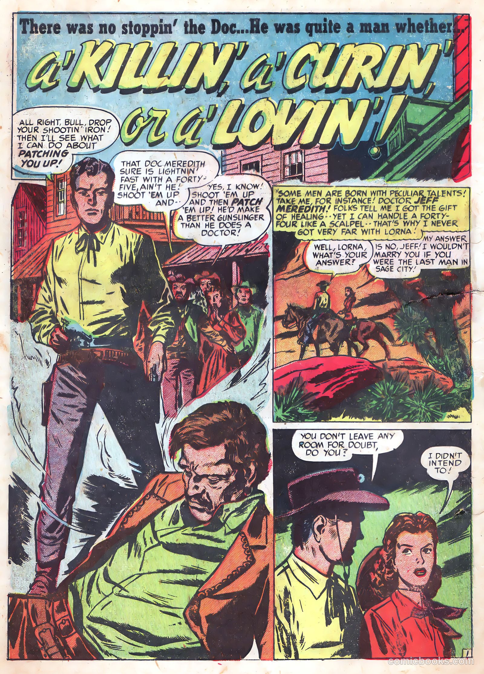 Real West Romances #6 (1950) — page 12 of 52