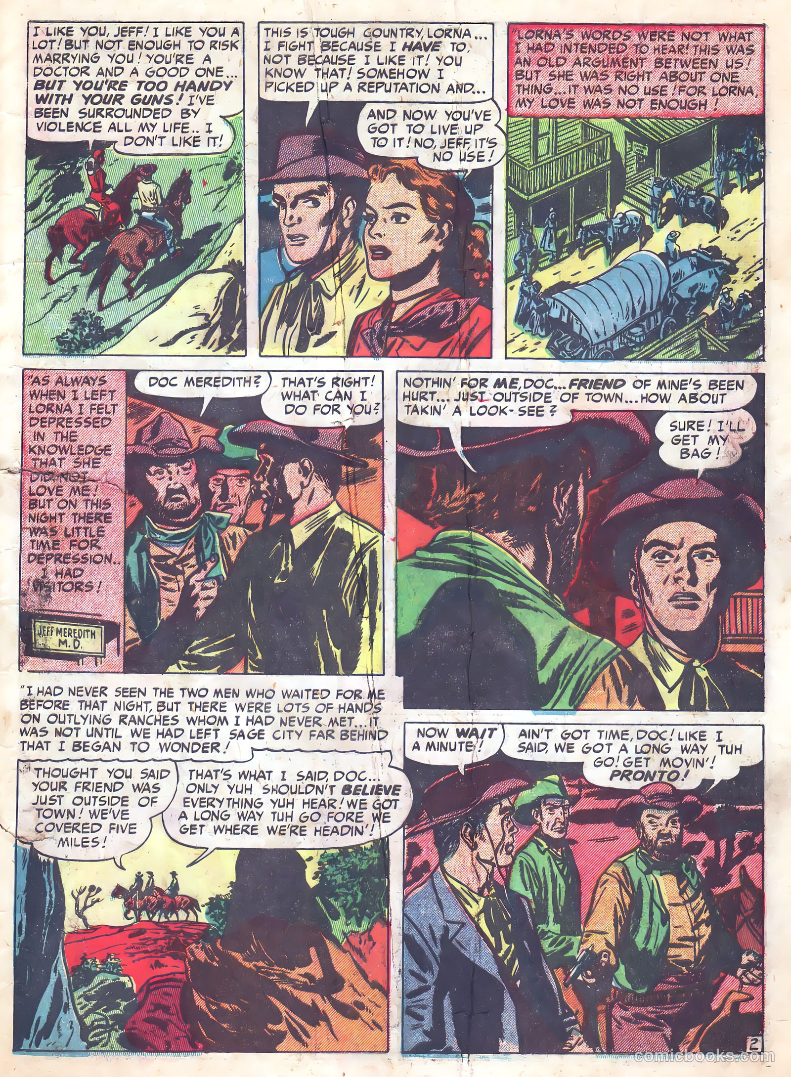 Real West Romances #6 (1950) — page 13 of 52