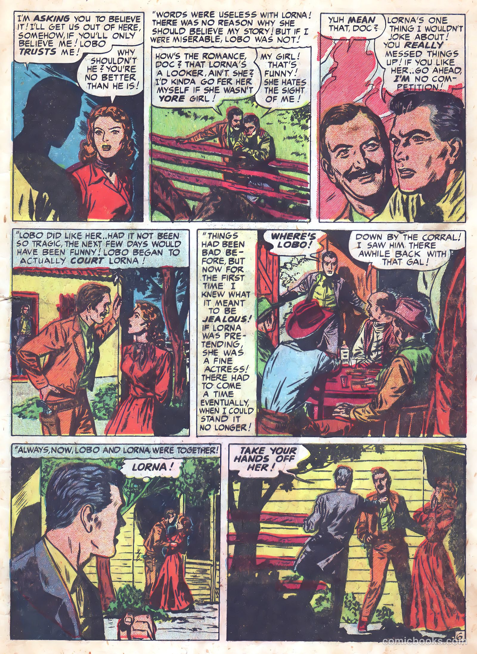Real West Romances #6 (1950) — page 17 of 52