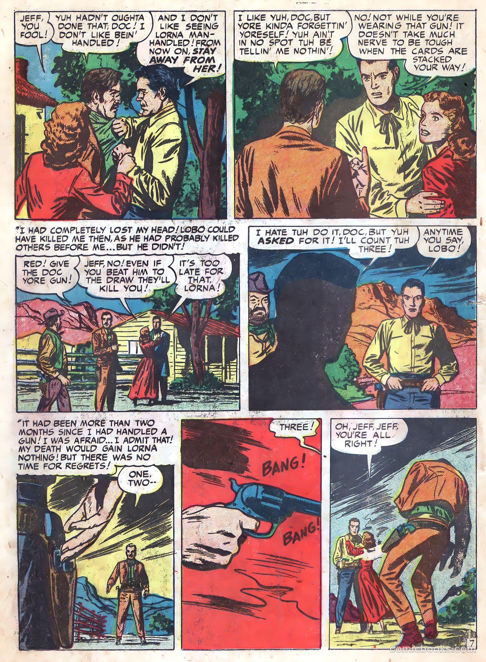 Real West Romances #6 (1950) — page 18 of 52