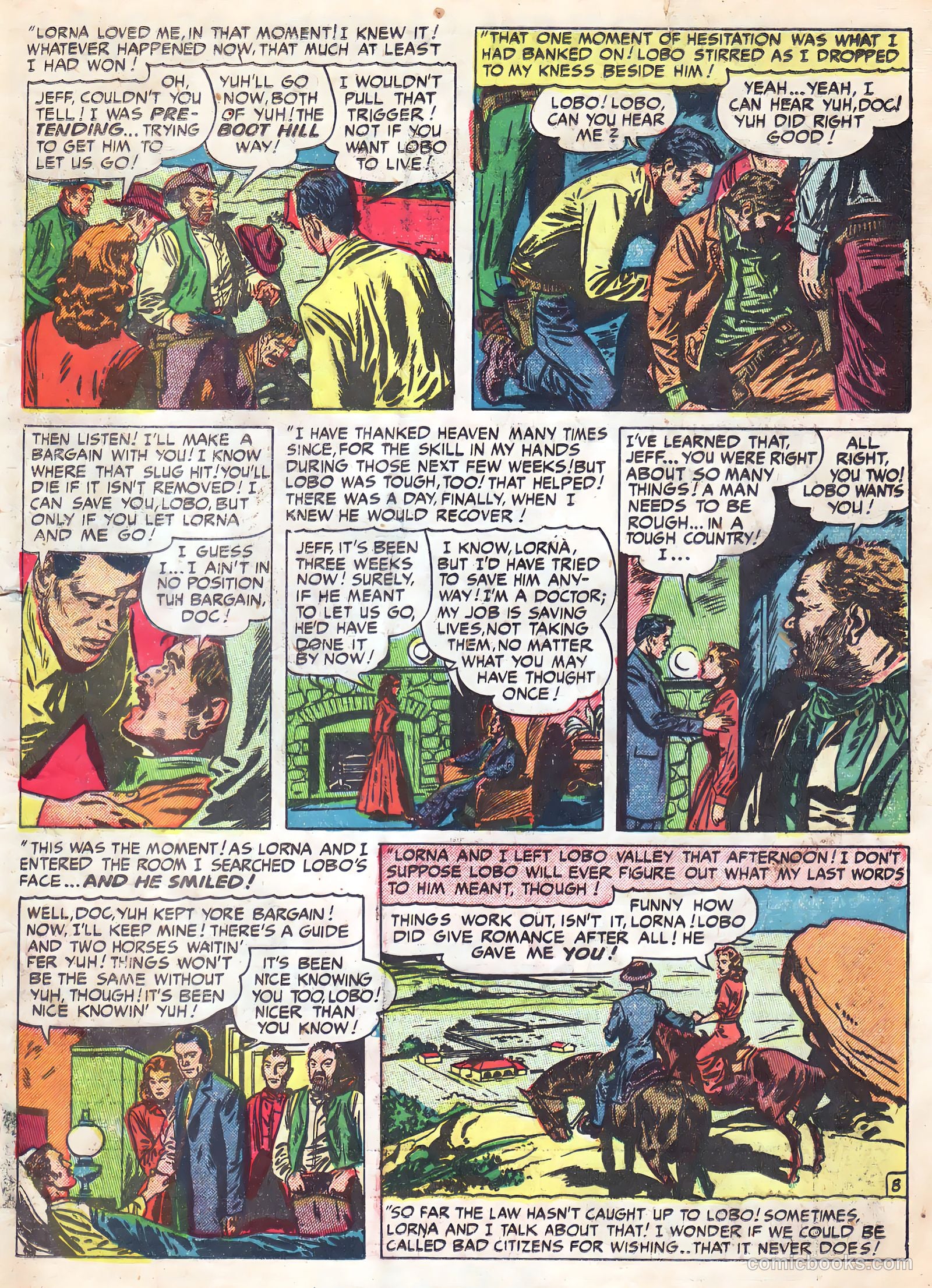 Real West Romances #6 (1950) — page 19 of 52