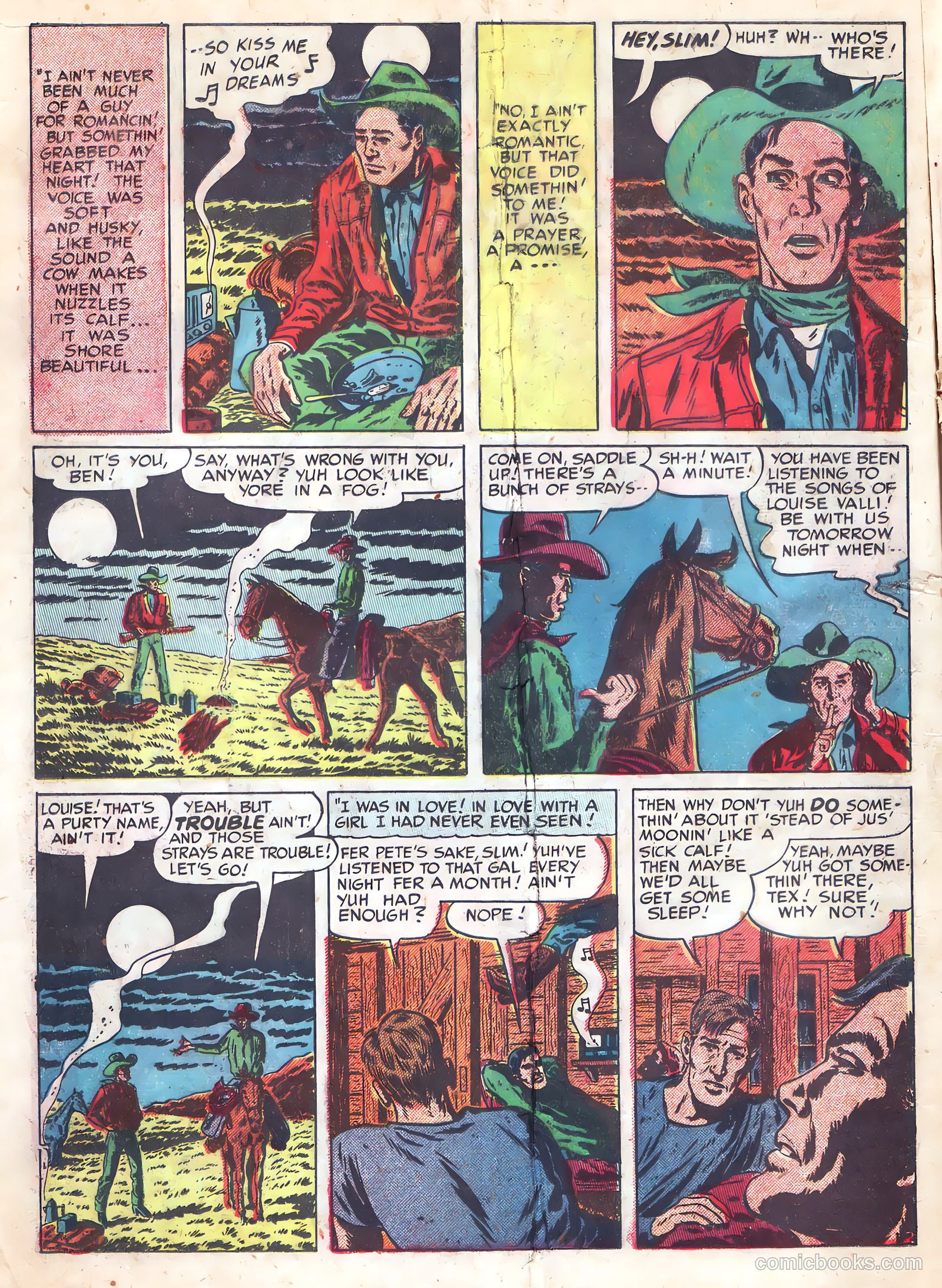 Real West Romances #6 (1950) — page 22 of 52