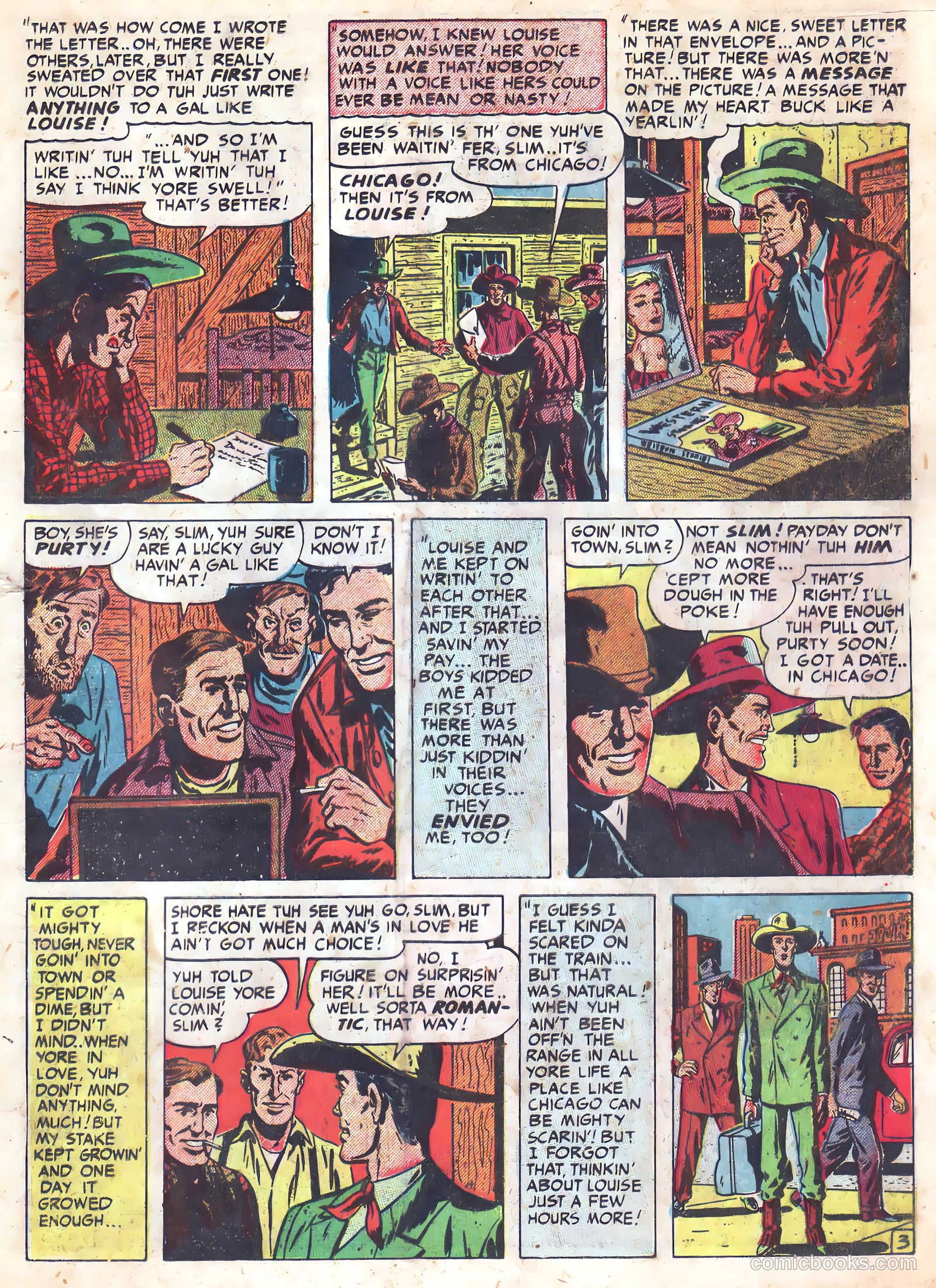 Real West Romances #6 (1950) — page 23 of 52