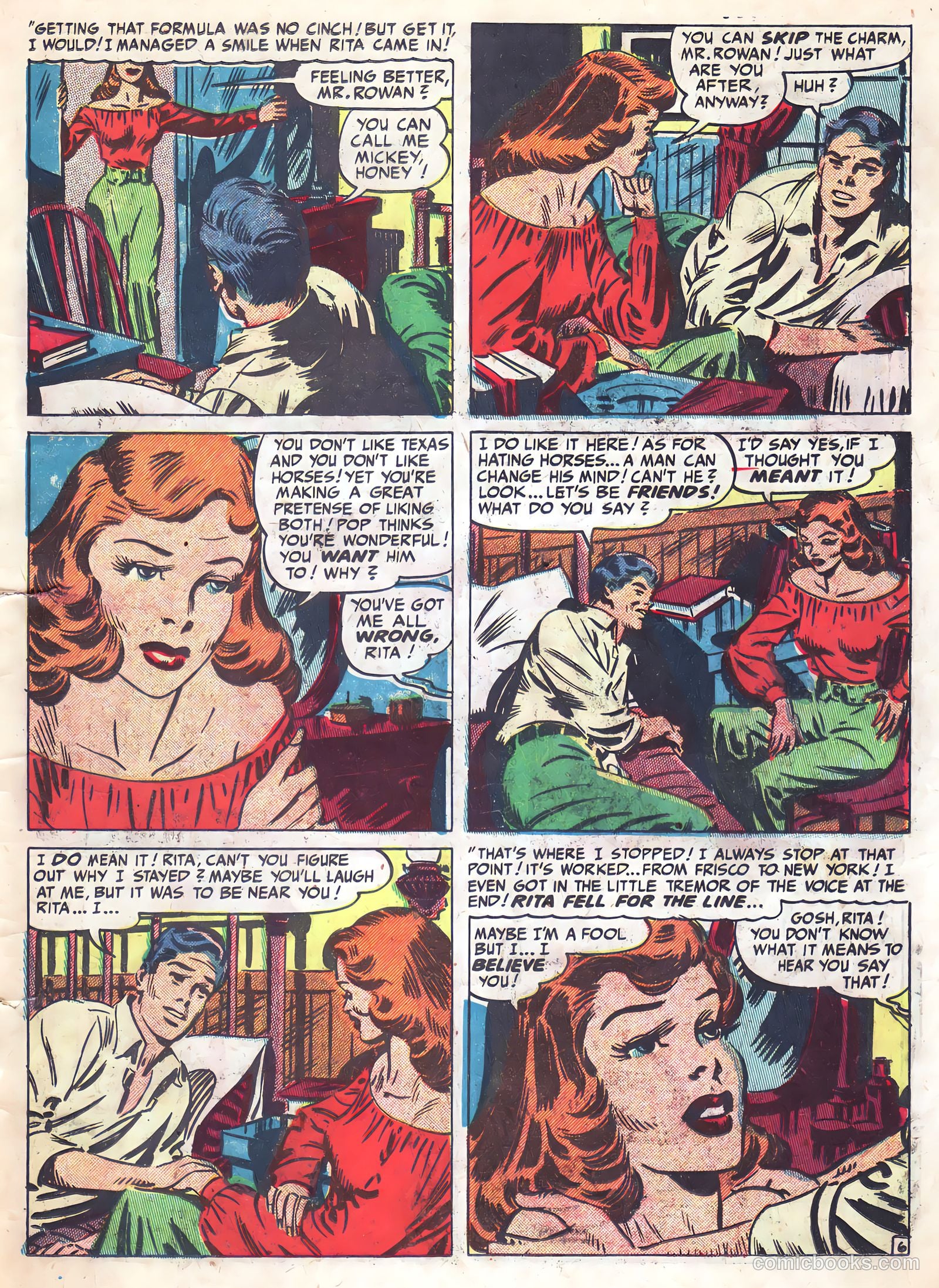 Real West Romances #6 (1950) — page 33 of 52