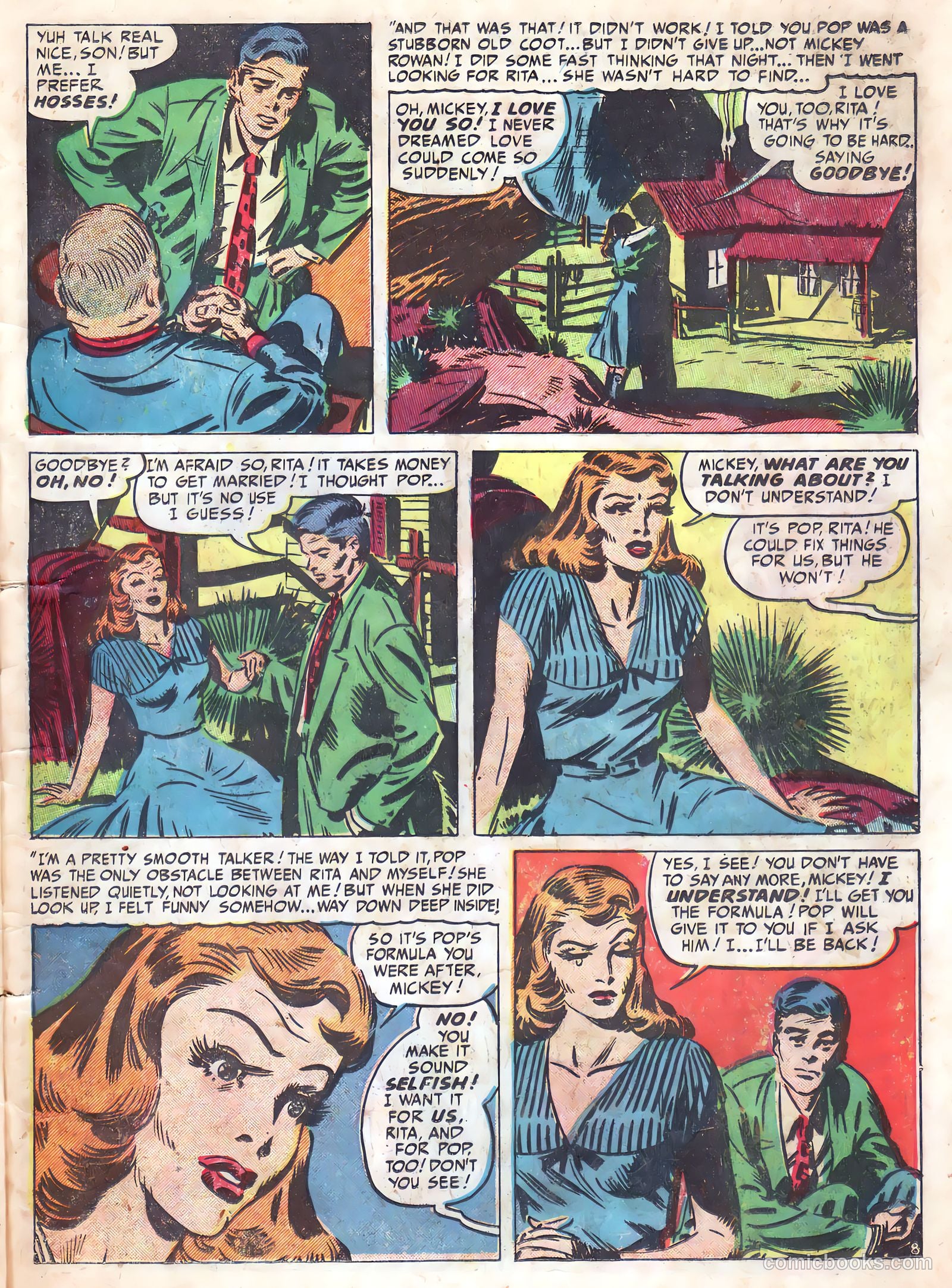 Real West Romances #6 (1950) — page 35 of 52