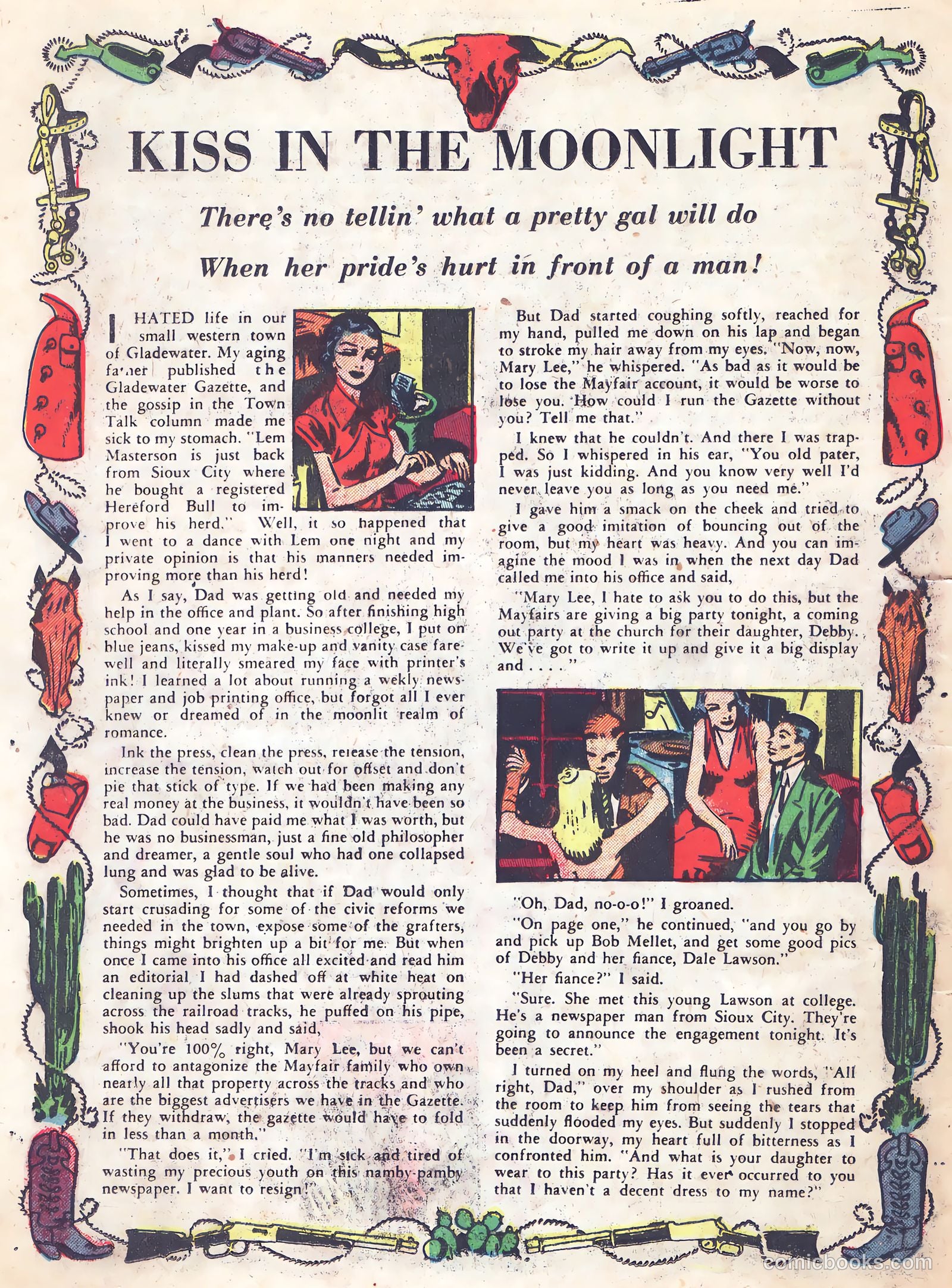 Real West Romances #6 (1950) — page 38 of 52