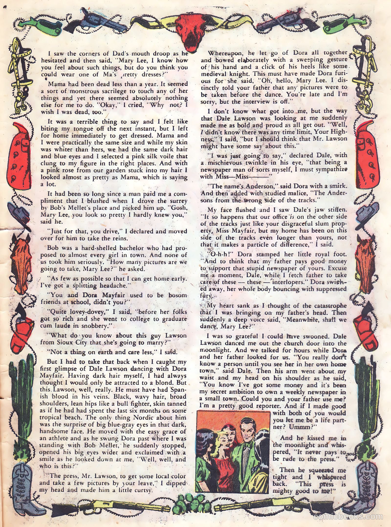 Real West Romances #6 (1950) — page 39 of 52