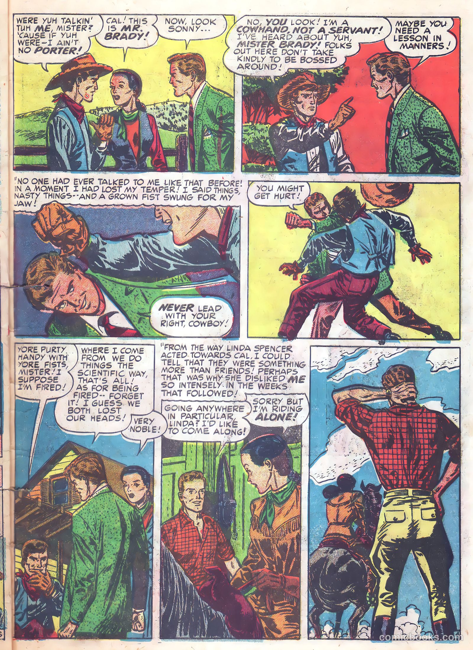 Real West Romances #6 (1950) — page 43 of 52