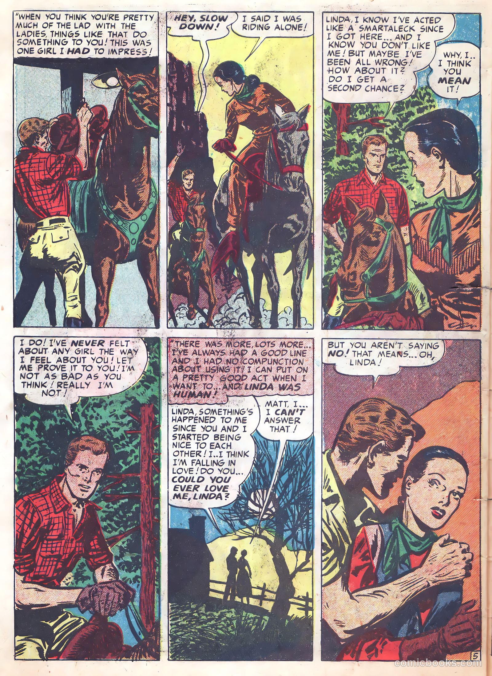 Real West Romances #6 (1950) — page 44 of 52
