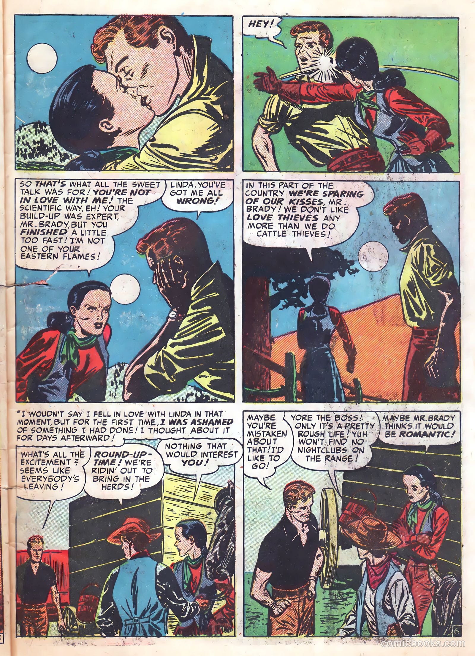 Real West Romances #6 (1950) — page 45 of 52