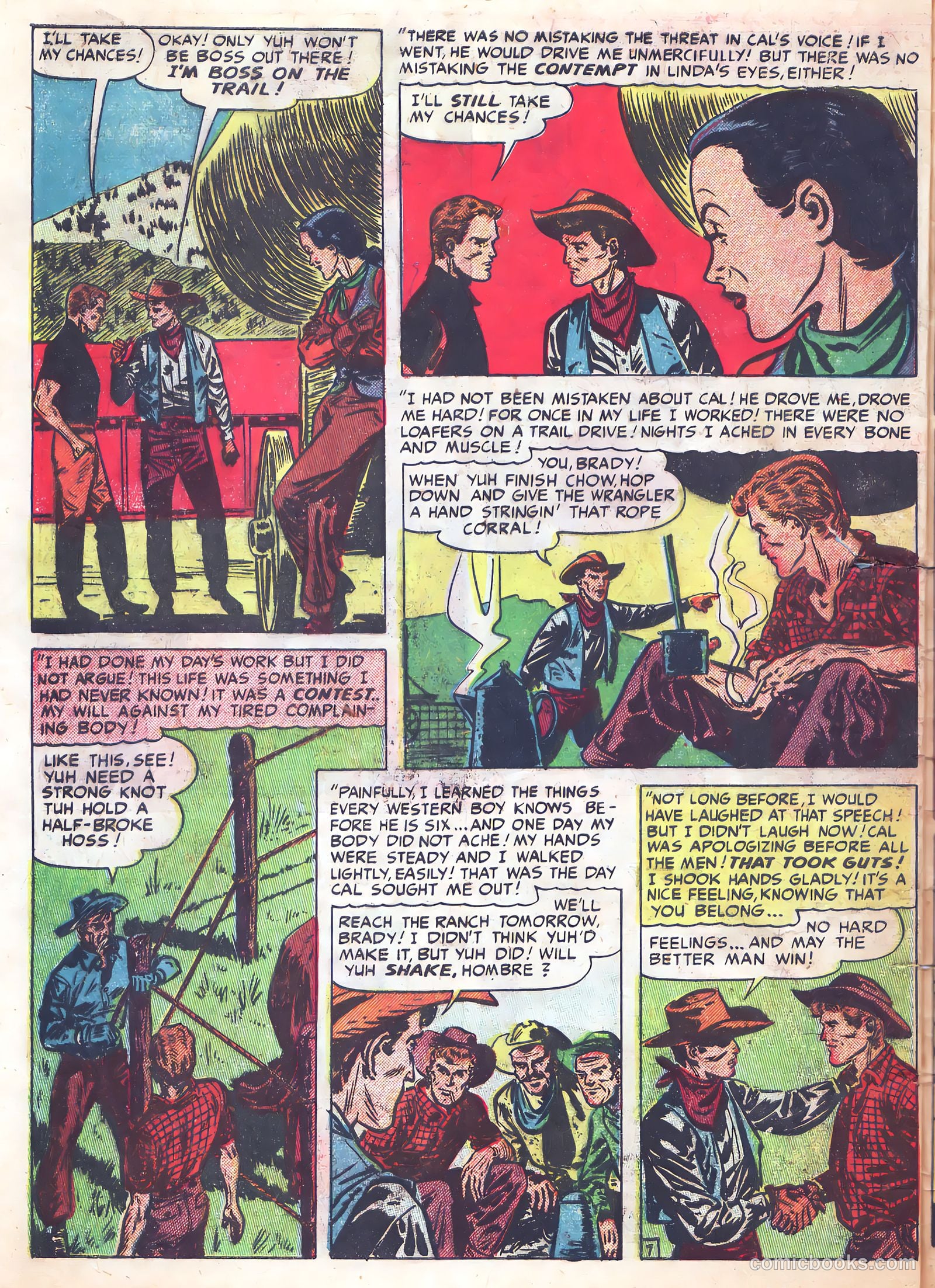 Real West Romances #6 (1950) — page 46 of 52