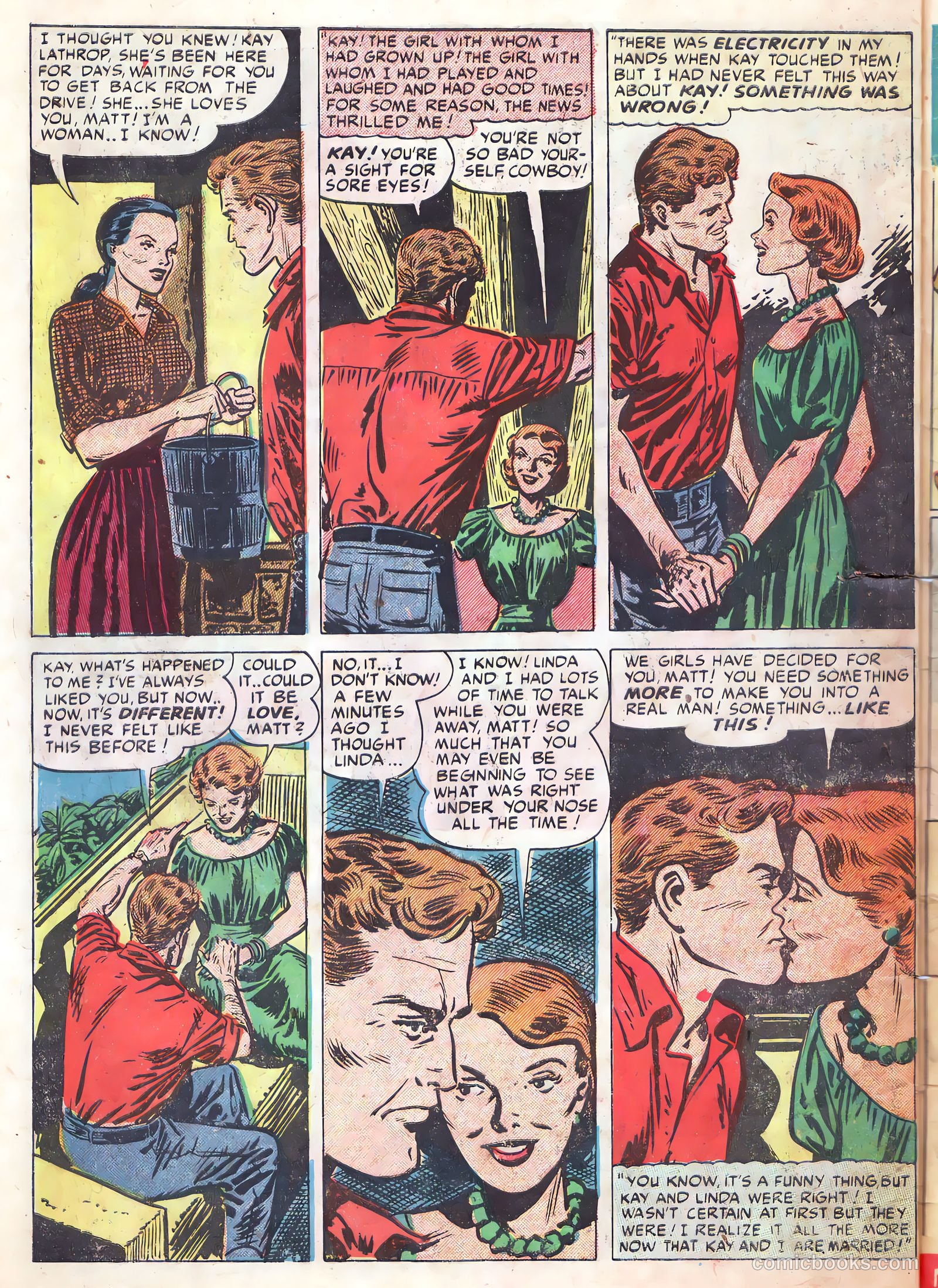 Real West Romances #6 (1950) — page 48 of 52