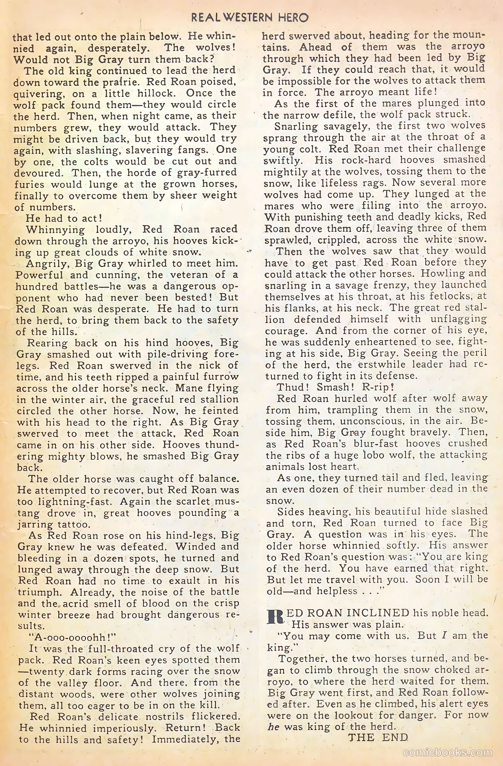 Real Western Hero #70 (1948) — page 35 of 52