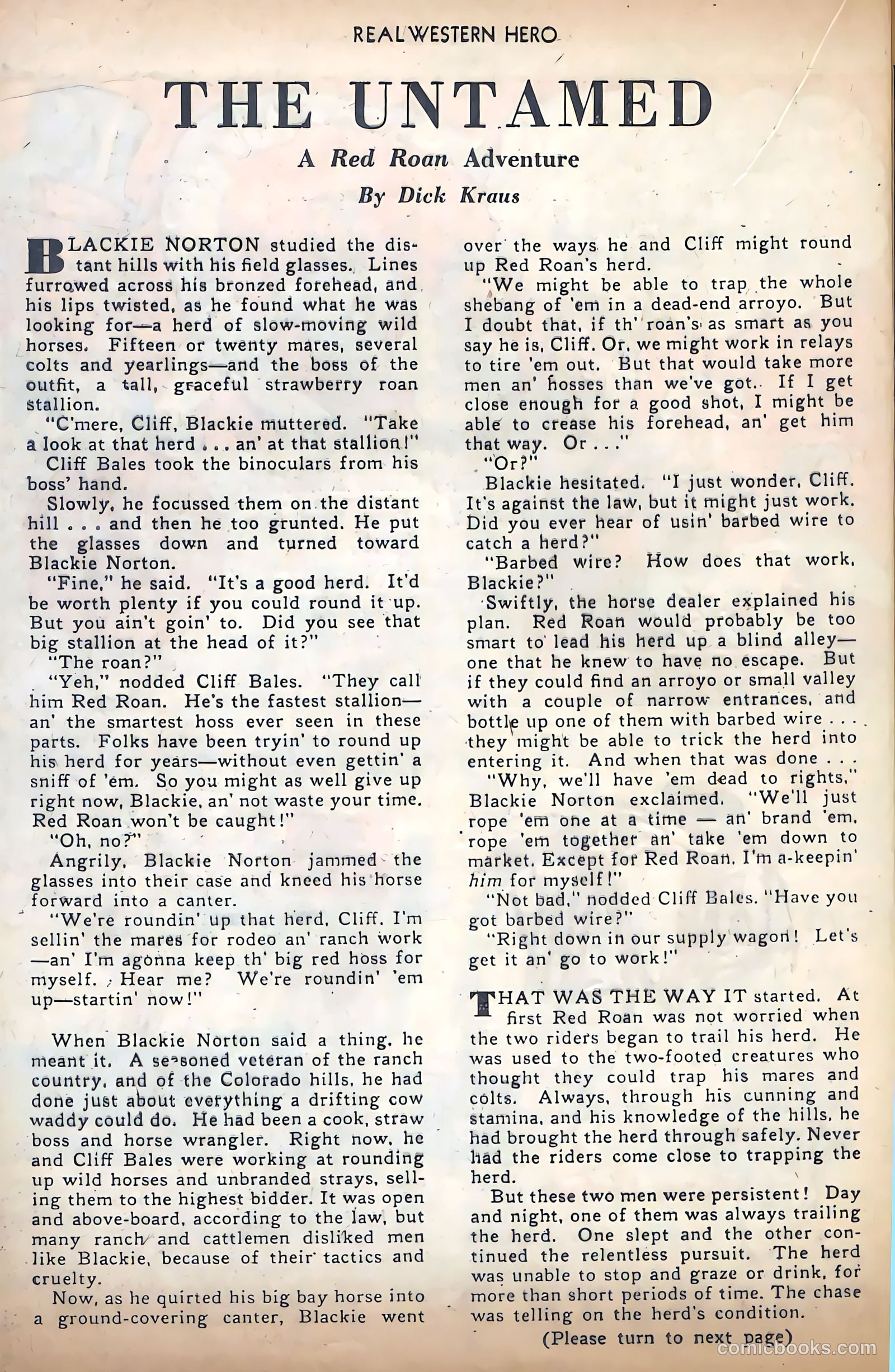 Real Western Hero #72 (1948) — page 36 of 52