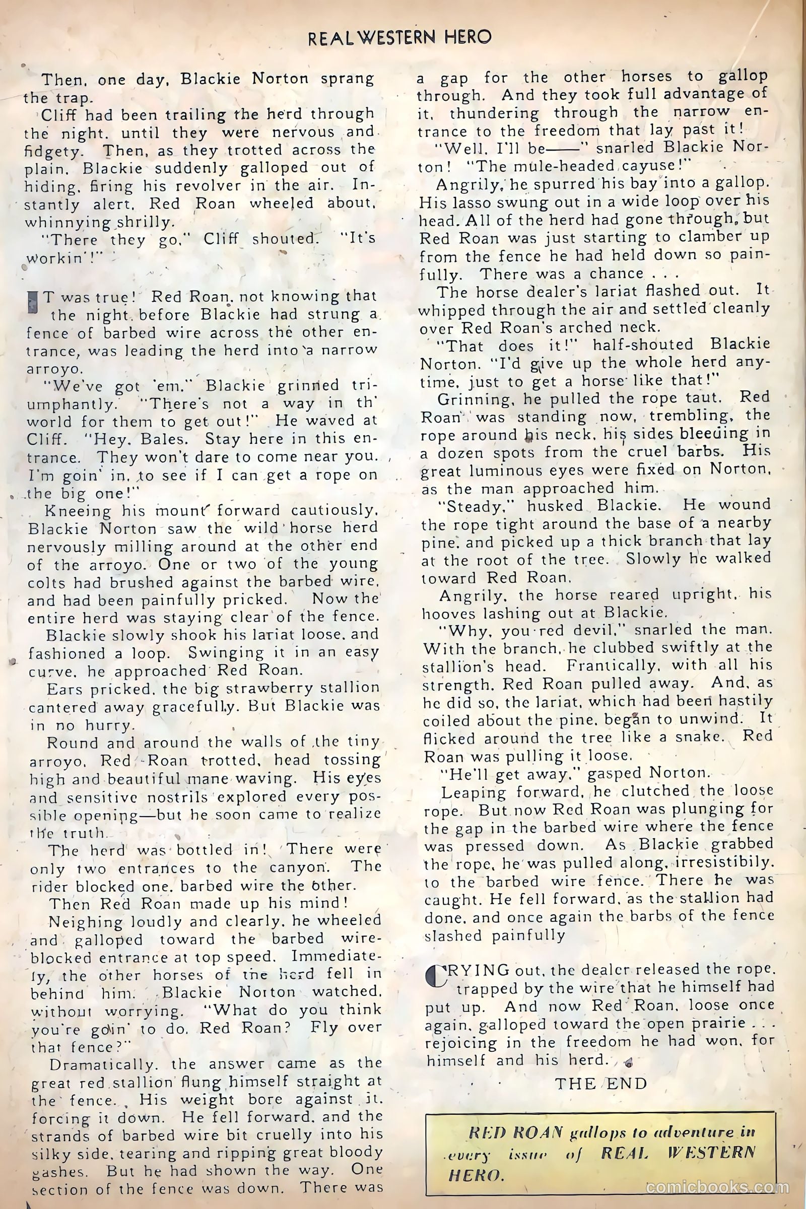 Real Western Hero #72 (1948) — page 38 of 52