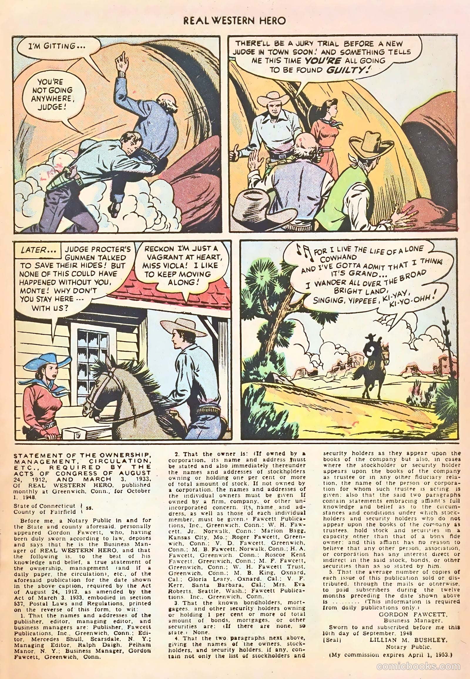 Real Western Hero #74 (1949) — page 31 of 52