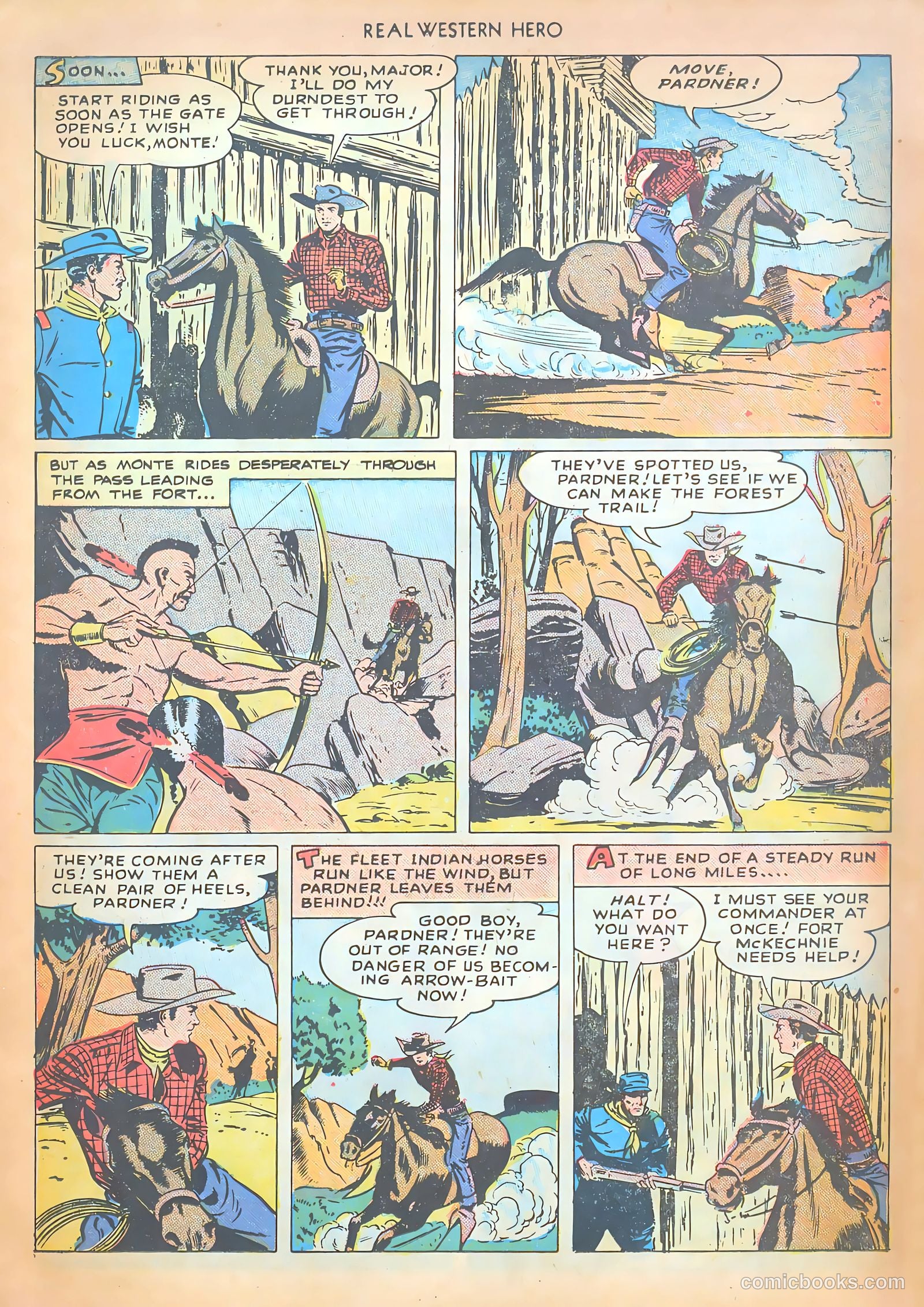 Real Western Hero #75 (1949) — page 23 of 52