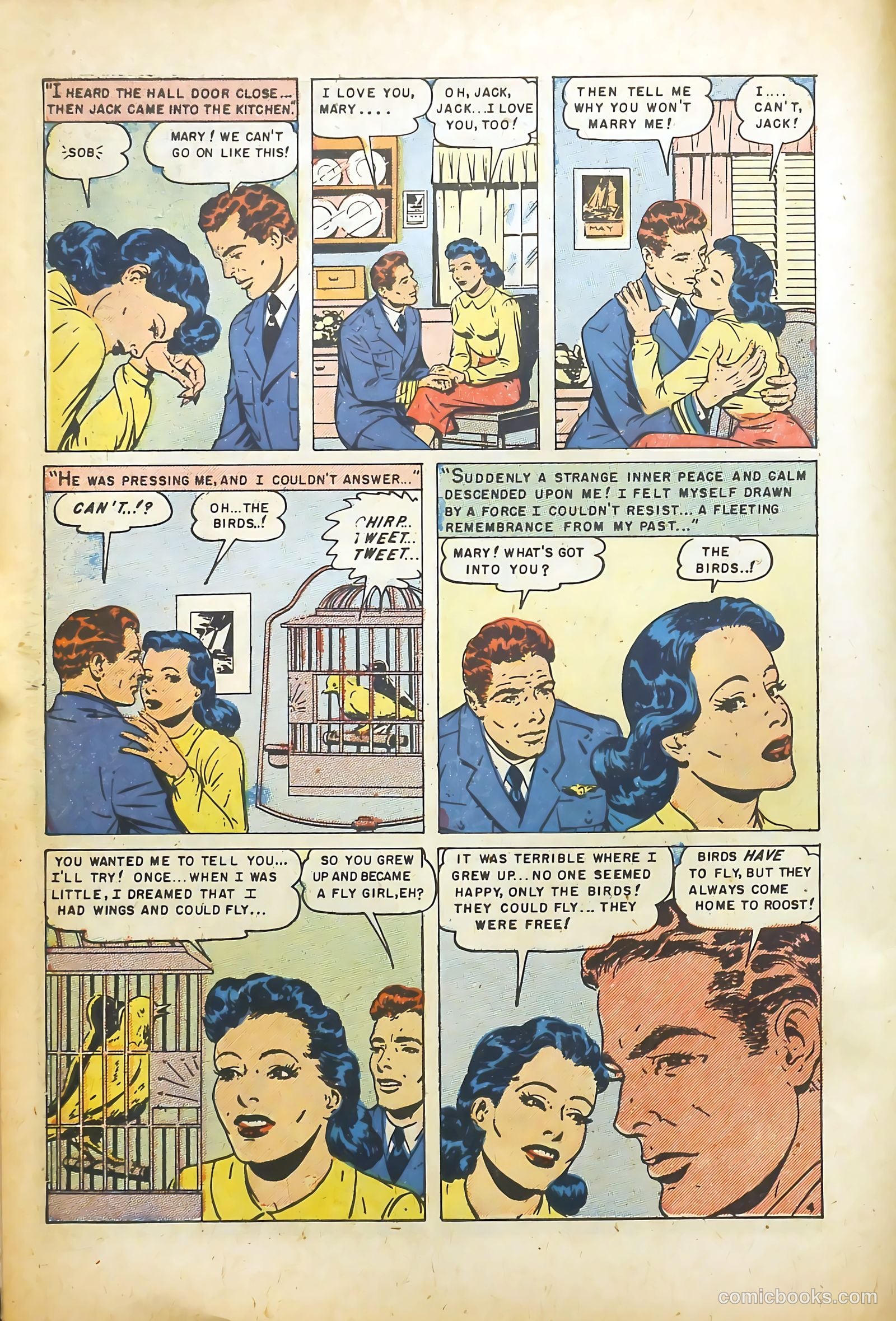 Realistic Romances #1 (1958) — page 7 of 37