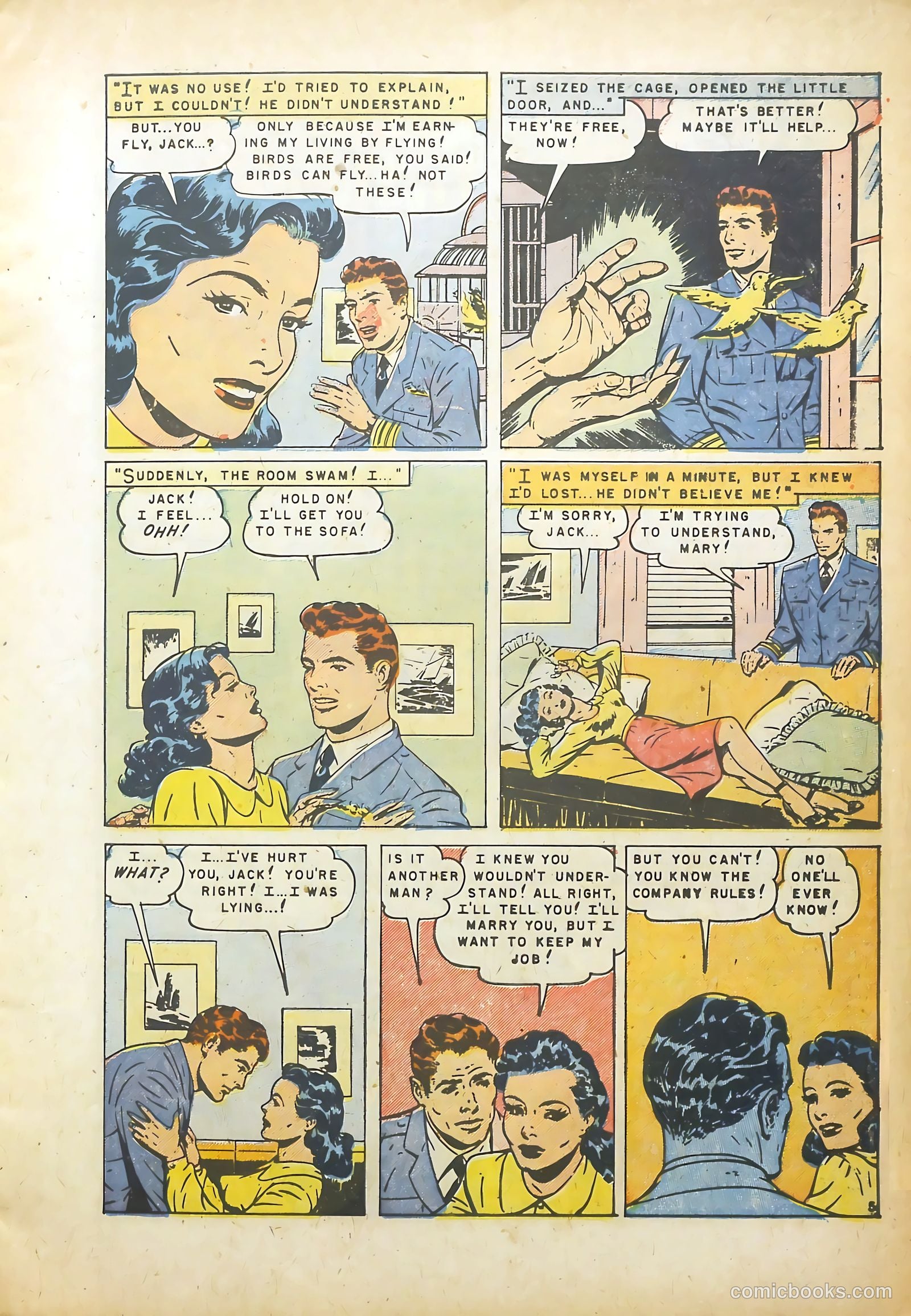 Realistic Romances #1 (1958) — page 8 of 37